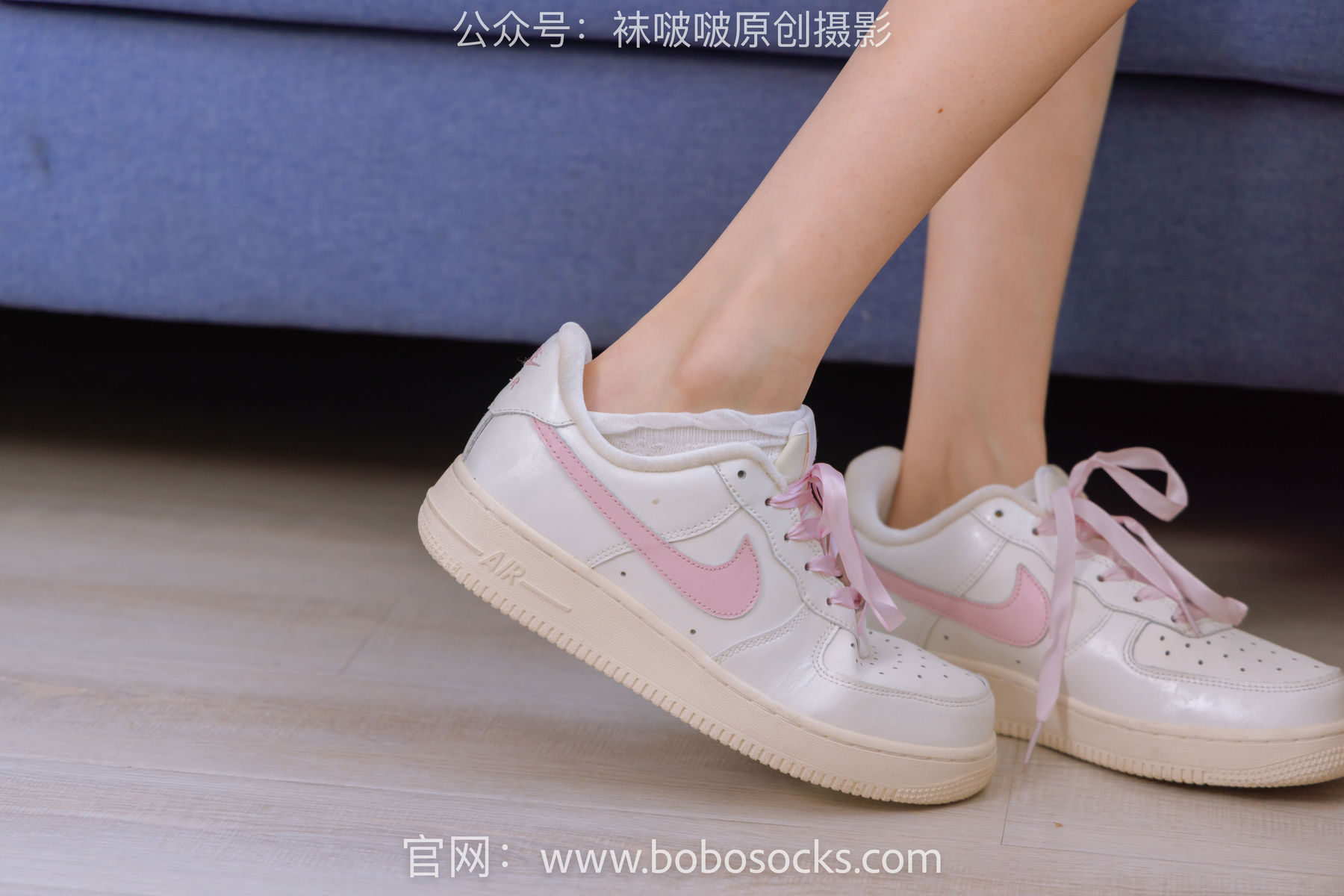 BoBoSocks袜啵啵 No.147 稚予-空军一号板鞋、白棉袜、体操服