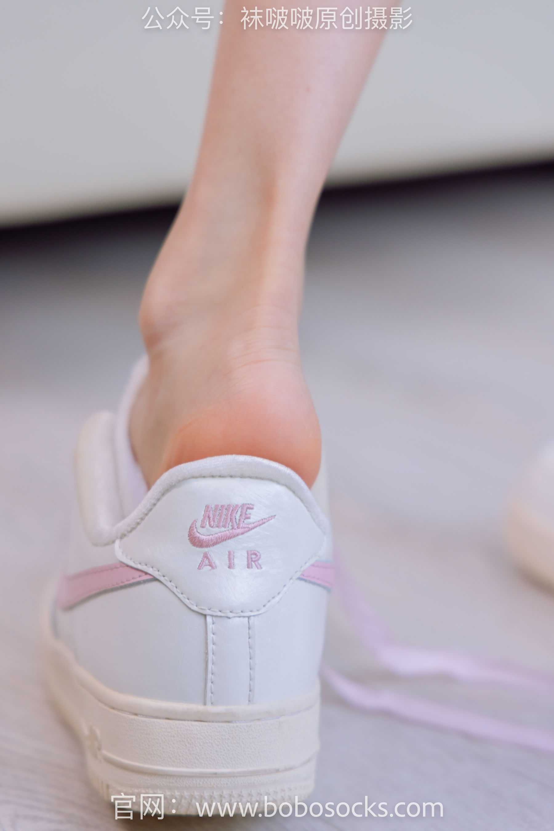 BoBoSocks袜啵啵 No.147 稚予-空军一号板鞋、白棉袜、体操服