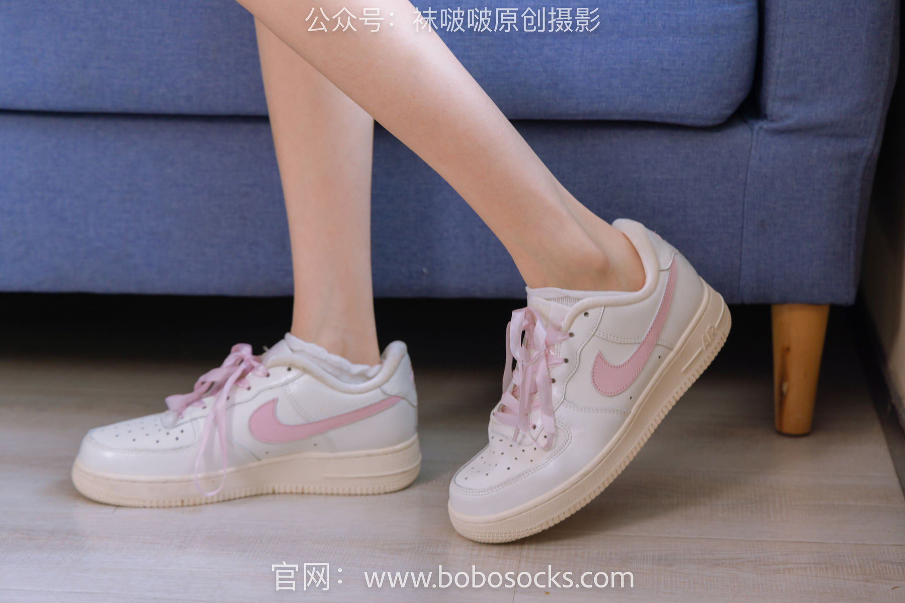 BoBoSocks袜啵啵 No.147 稚予-空军一号板鞋、白棉袜、体操服