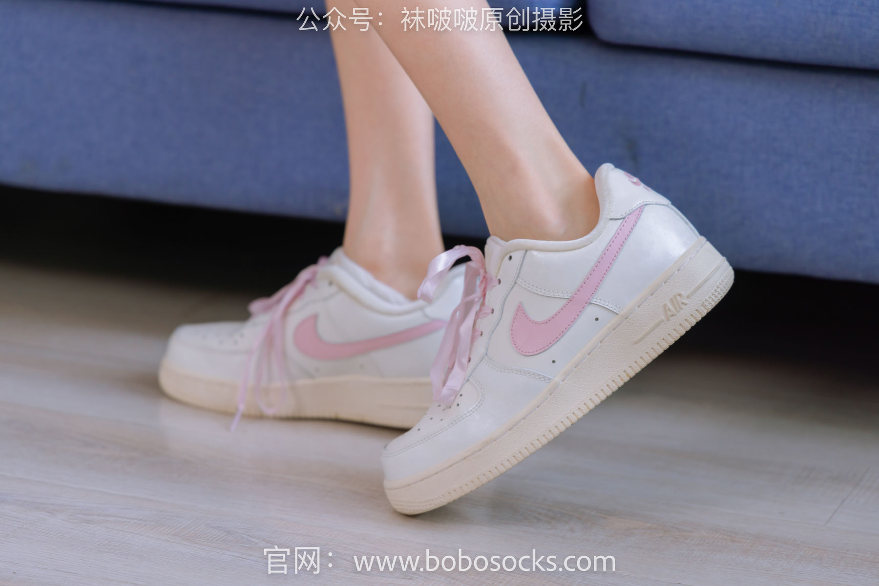 BoBoSocks袜啵啵 No.147 稚予-空军一号板鞋、白棉袜、体操服