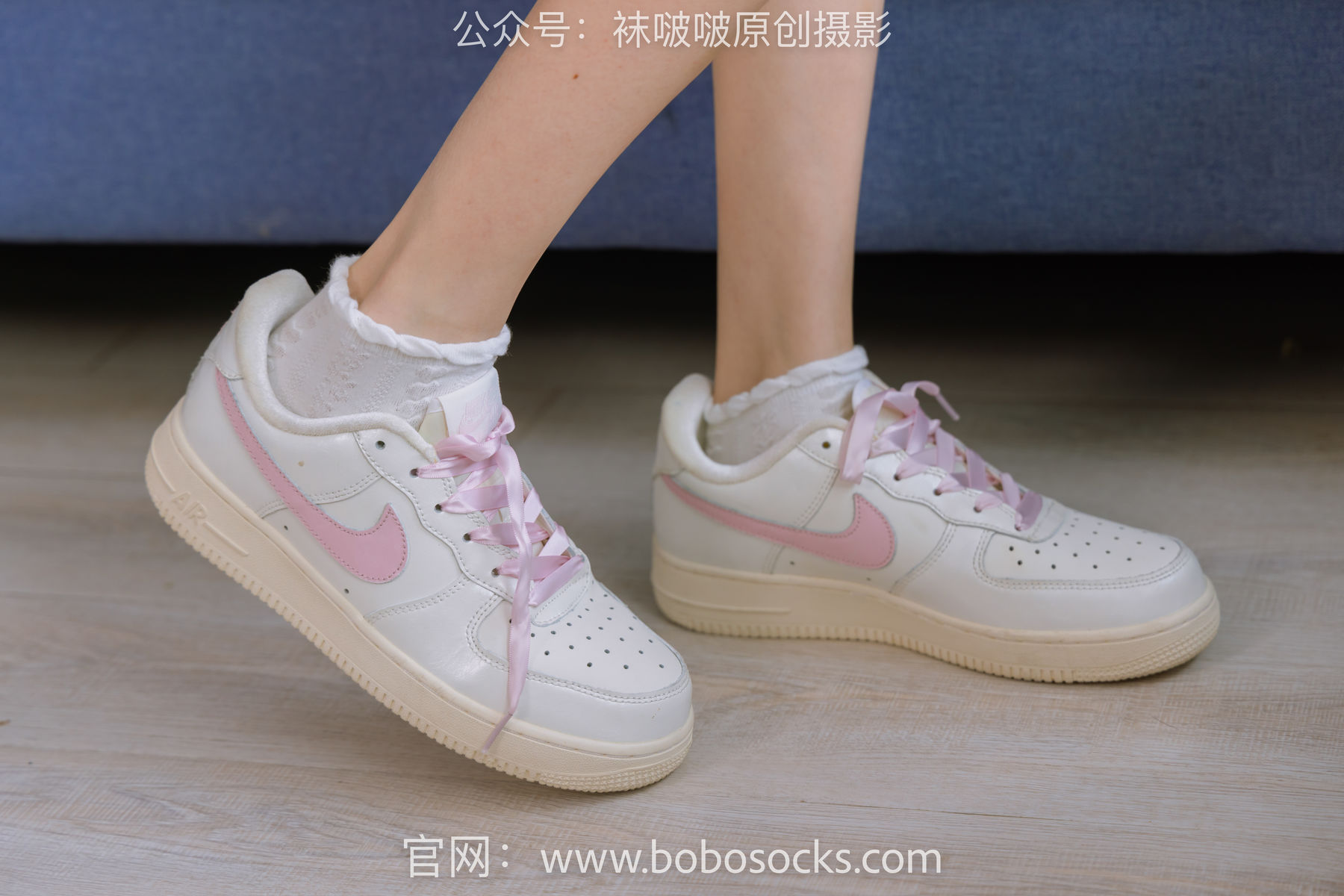 BoBoSocks袜啵啵 No.147 稚予-空军一号板鞋、白棉袜、体操服