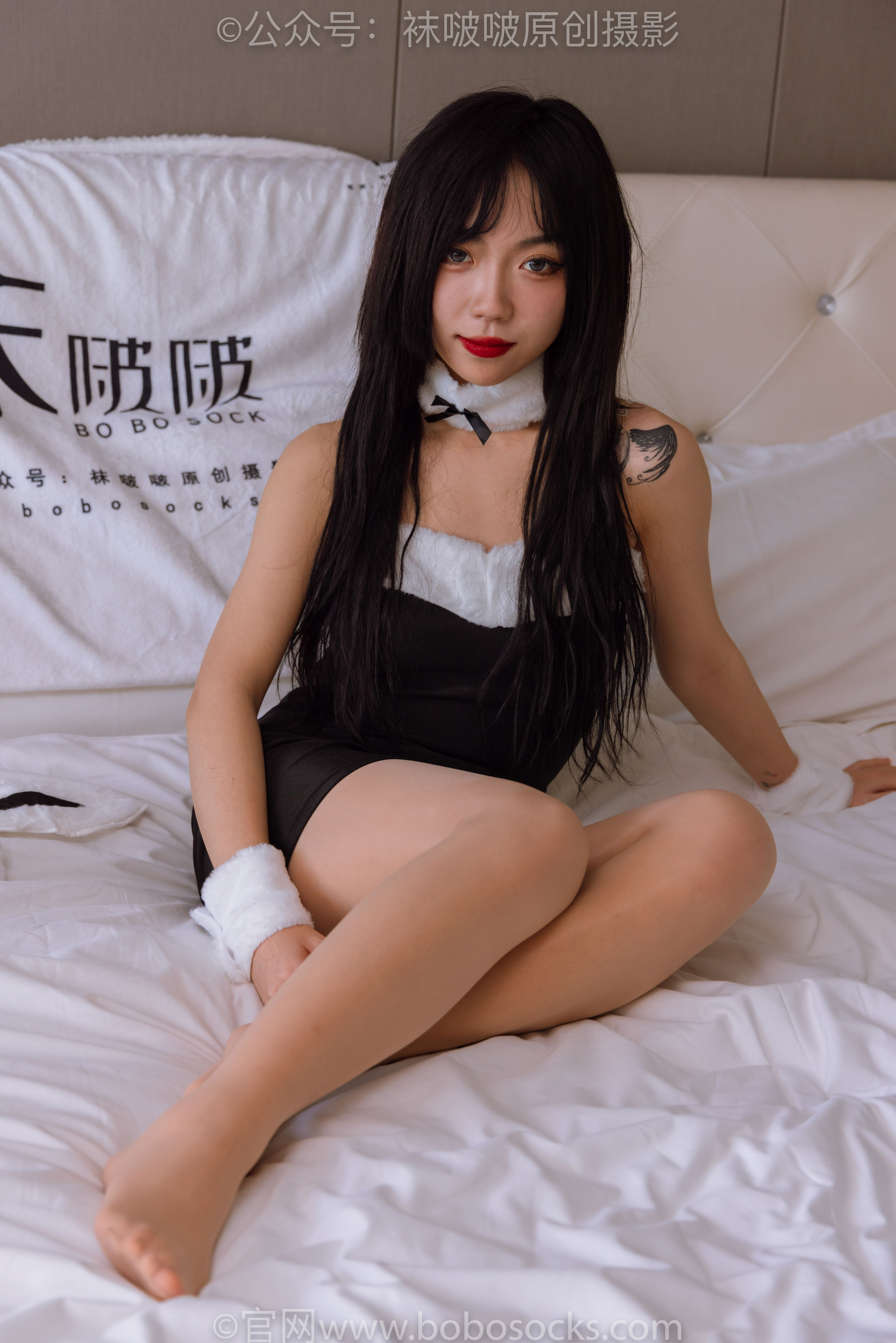 BoBoSocks袜啵啵 No.151 周周-过膝靴、油亮肉丝（脚尖透明款）