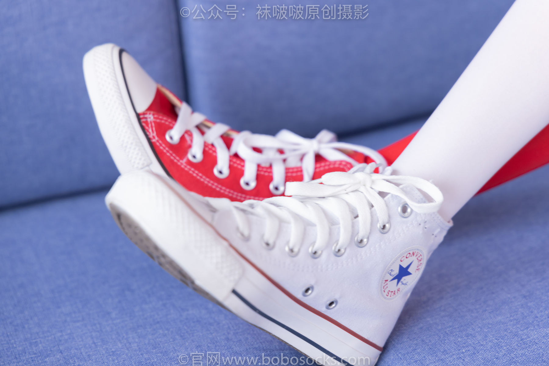 BoBoSocks袜啵啵 No.152 稚予-圣诞服、帆布鞋、厚白丝、厚红丝