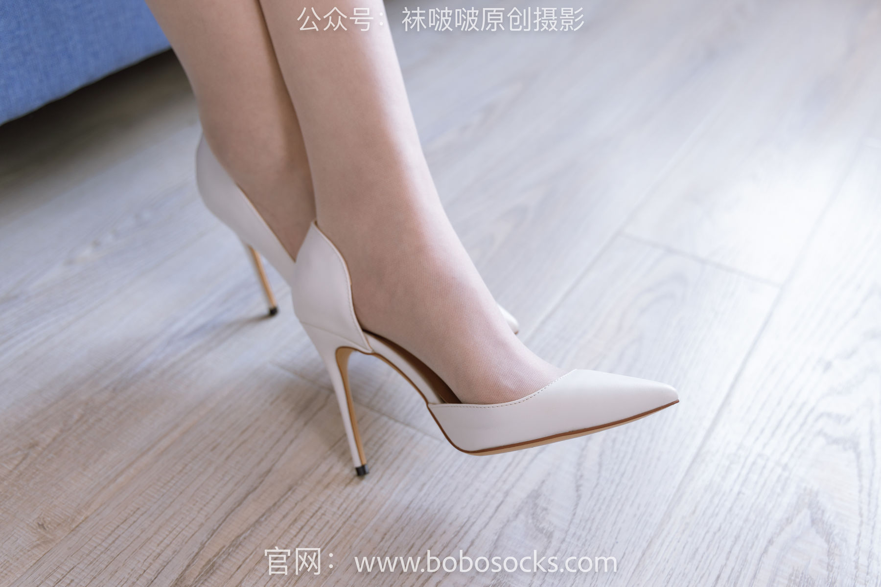 BoBoSocks袜啵啵 No.154 小甜豆-两双高跟鞋、珠光白丝、女仆装