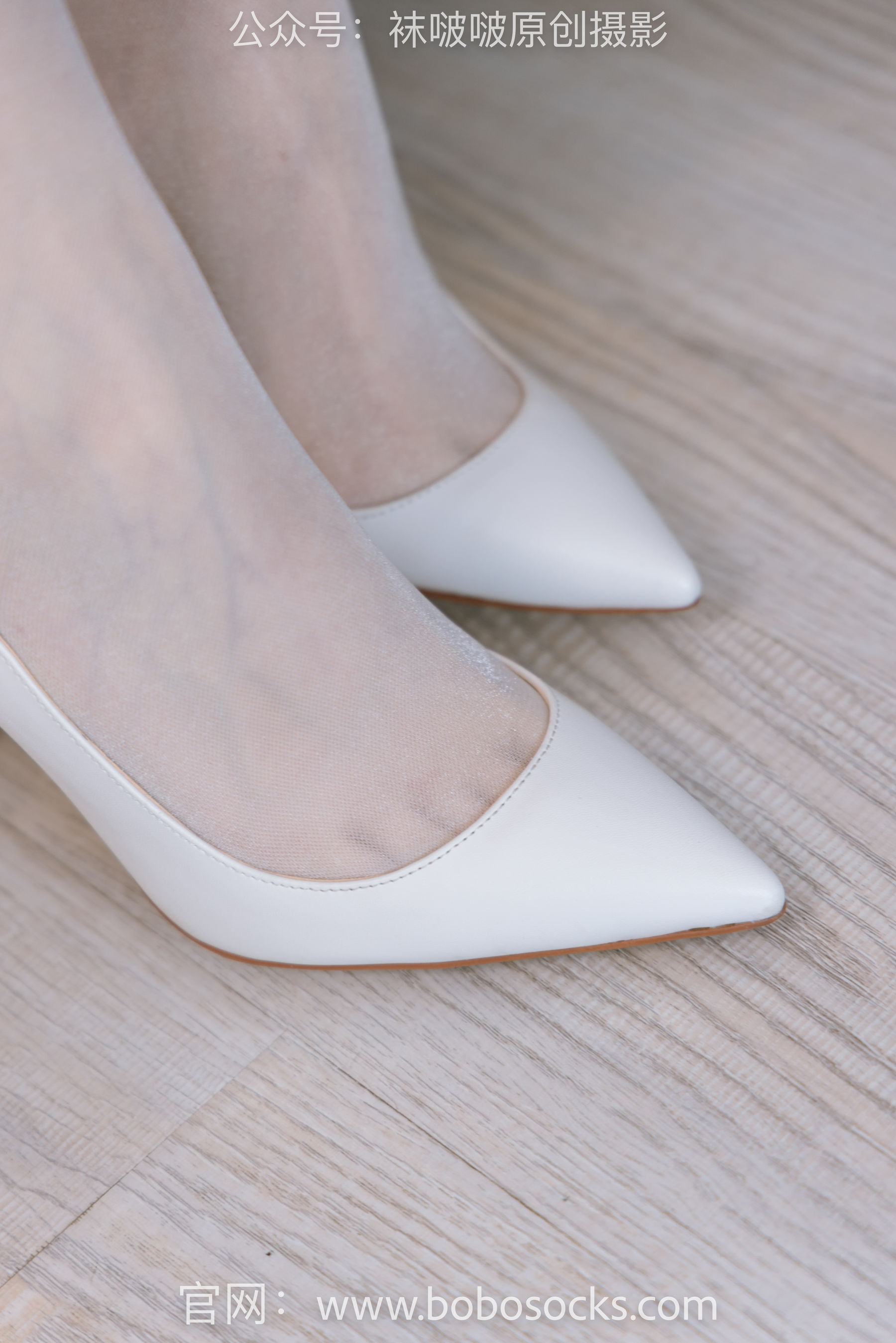 BoBoSocks袜啵啵 No.154 小甜豆-两双高跟鞋、珠光白丝、女仆装