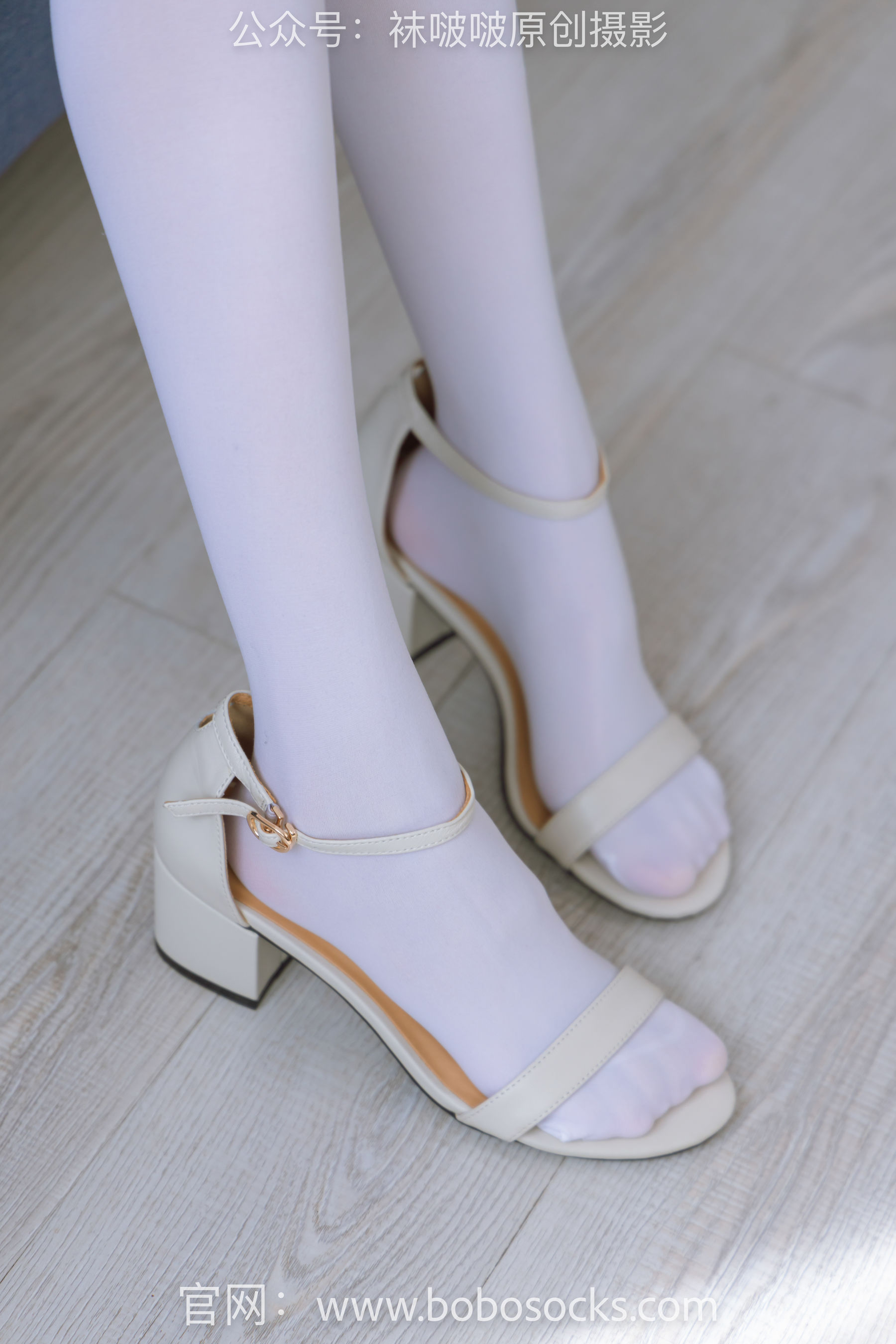 BoBoSocks袜啵啵 No.157 稚予-高跟鞋、白丝大腿袜、裸足