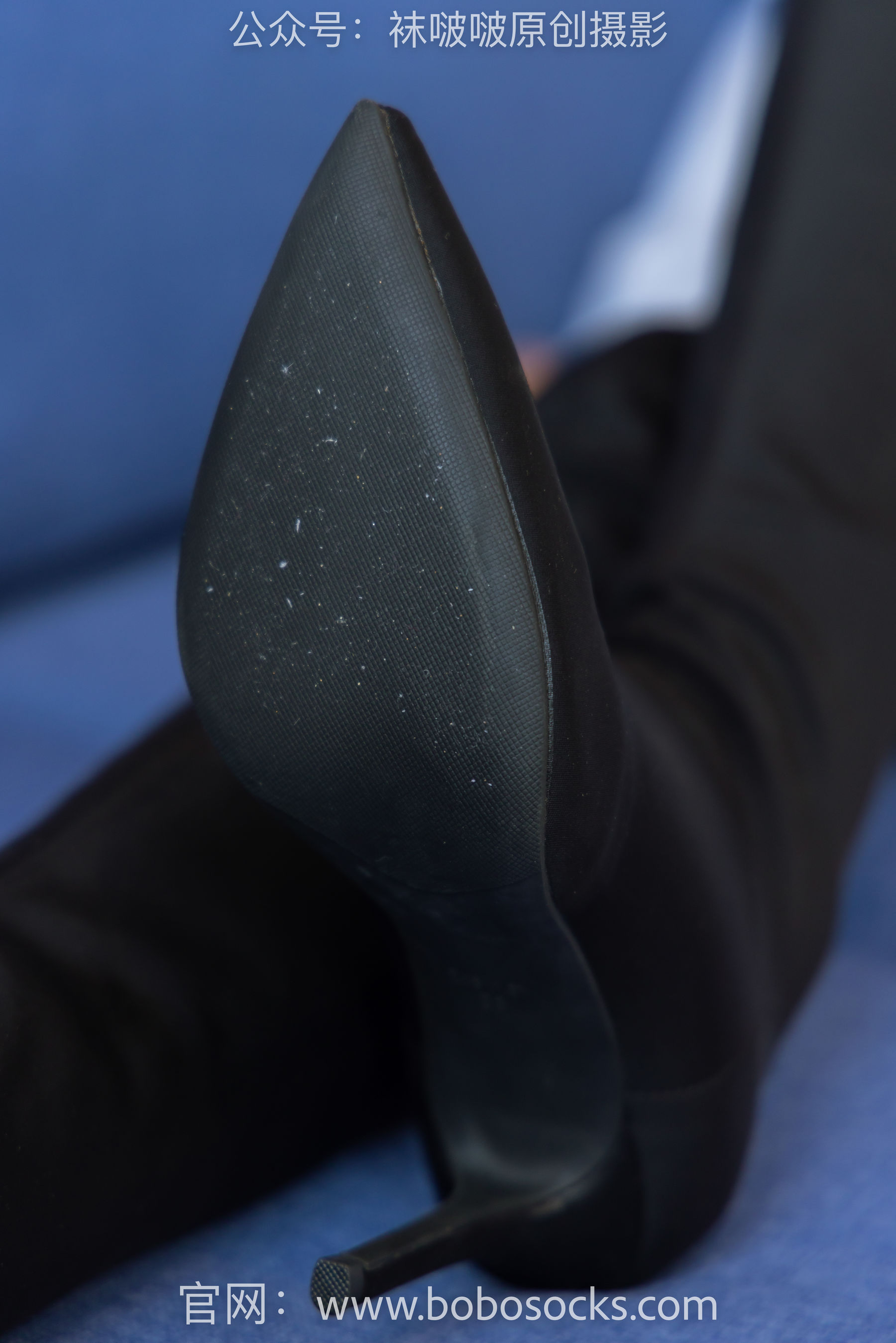 BoBoSocks袜啵啵 No.158 小甜豆-高跟长靴、白棉袜、裸足