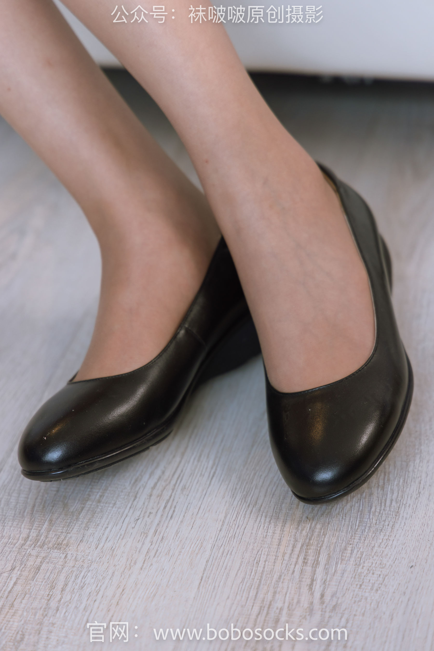BoBoSocks袜啵啵 No.159 小甜豆-平底鞋、咖啡丝、空姐制服