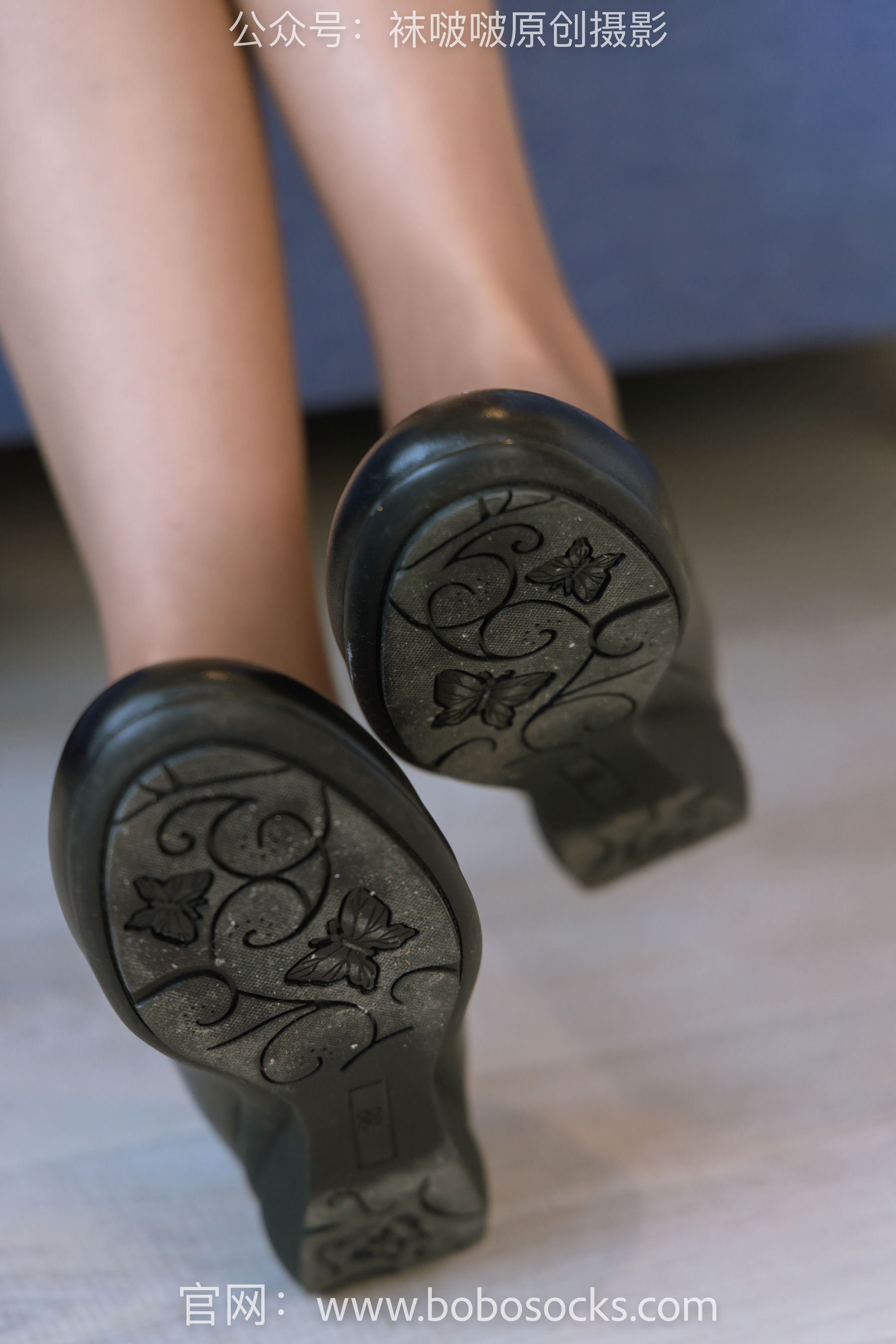 BoBoSocks袜啵啵 No.159 小甜豆-平底鞋、咖啡丝、空姐制服