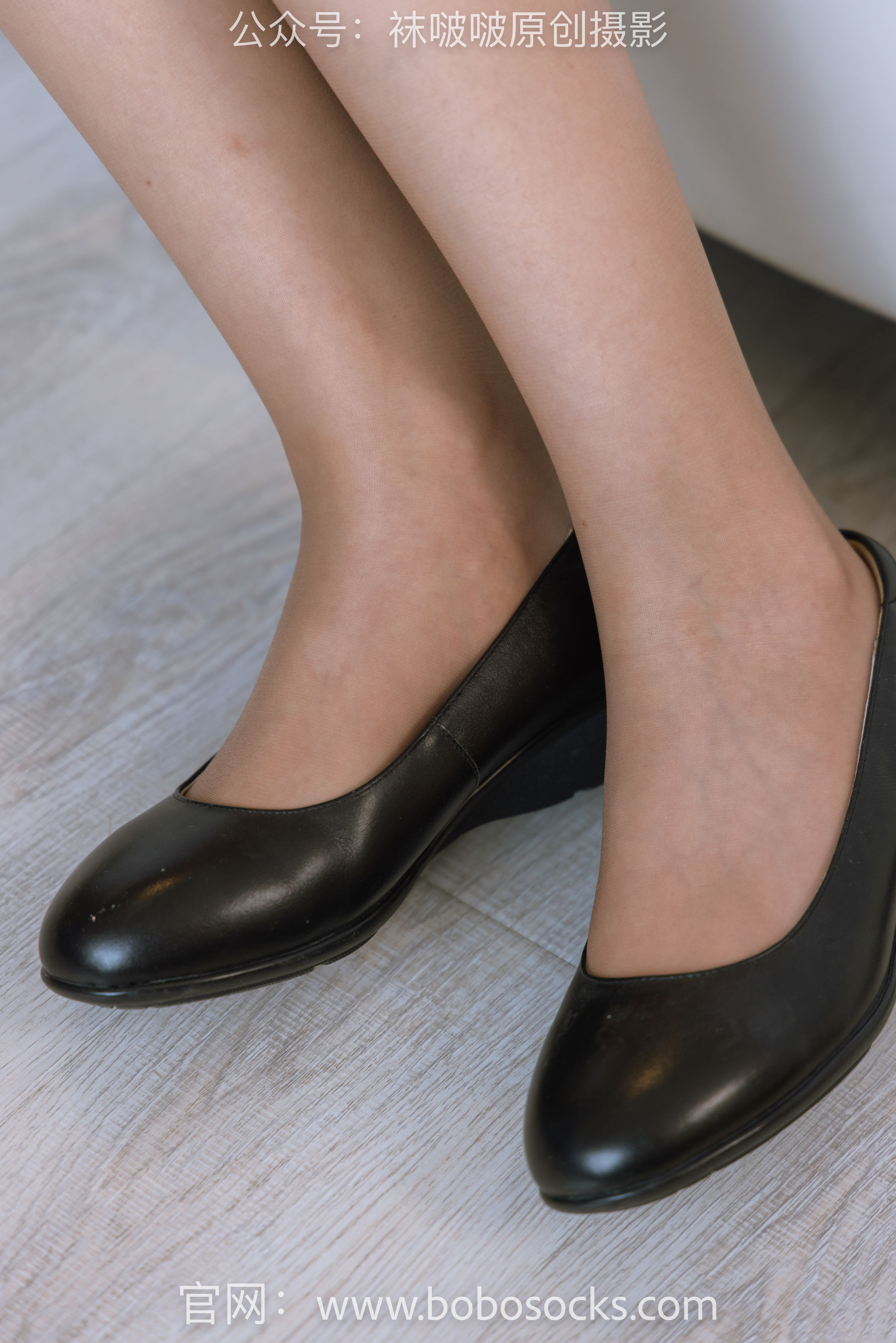BoBoSocks袜啵啵 No.159 小甜豆-平底鞋、咖啡丝、空姐制服