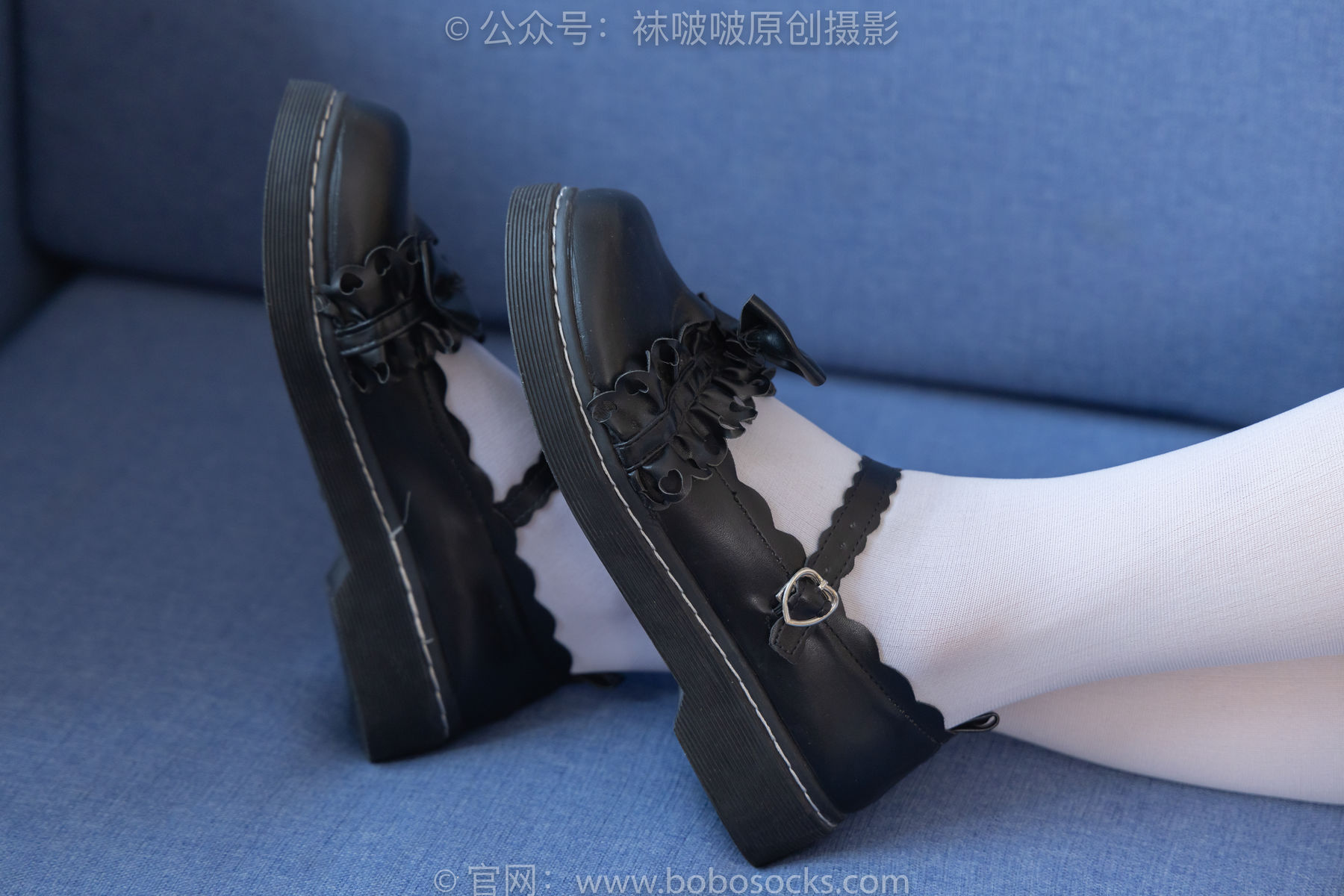 BoBoSocks袜啵啵 No.160 小淳-匡威板鞋、黑皮鞋、短肉丝、白丝小腿袜