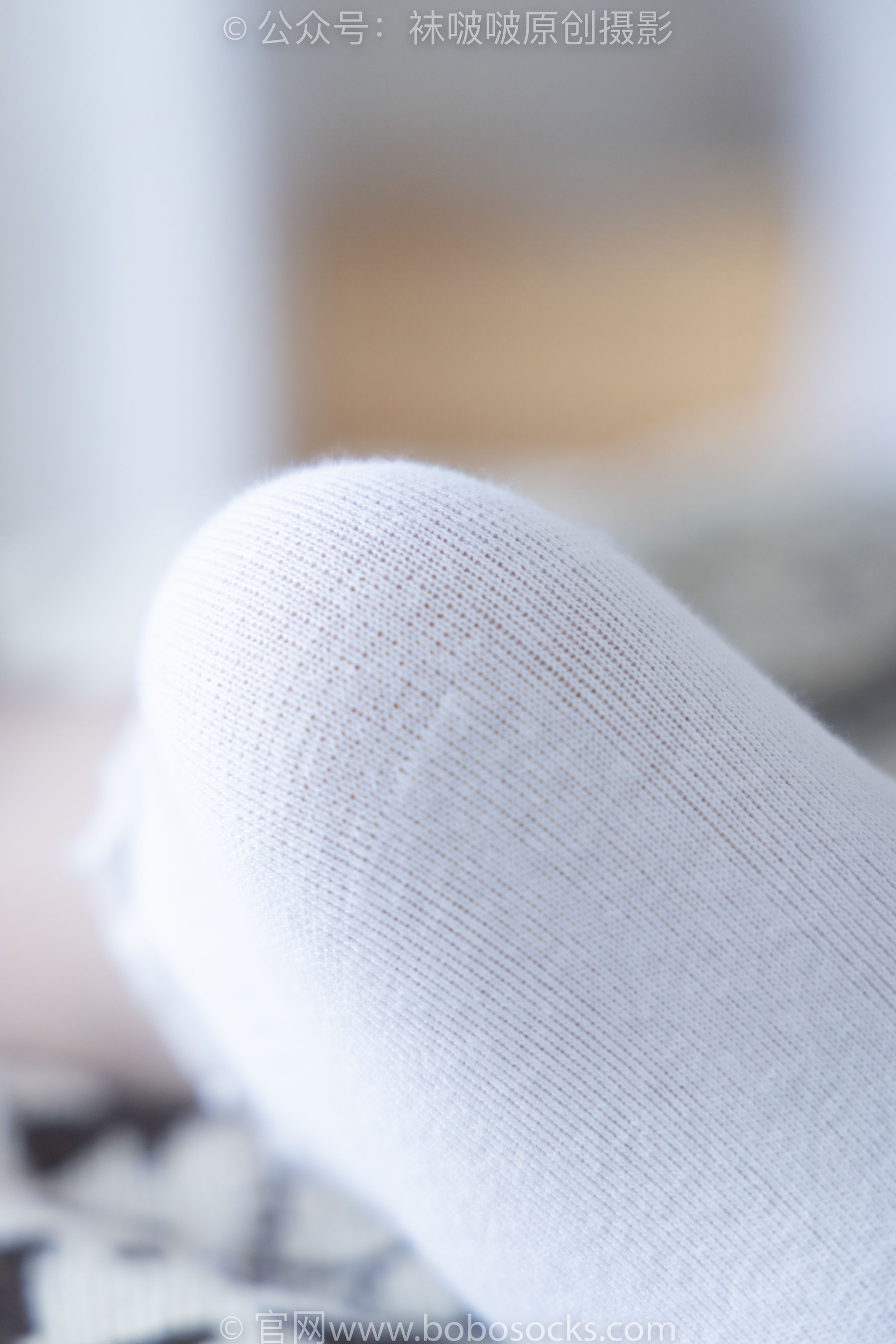 BoBoSocks袜啵啵 No.163 小甜豆-空军一号板鞋、白棉袜、肉丝