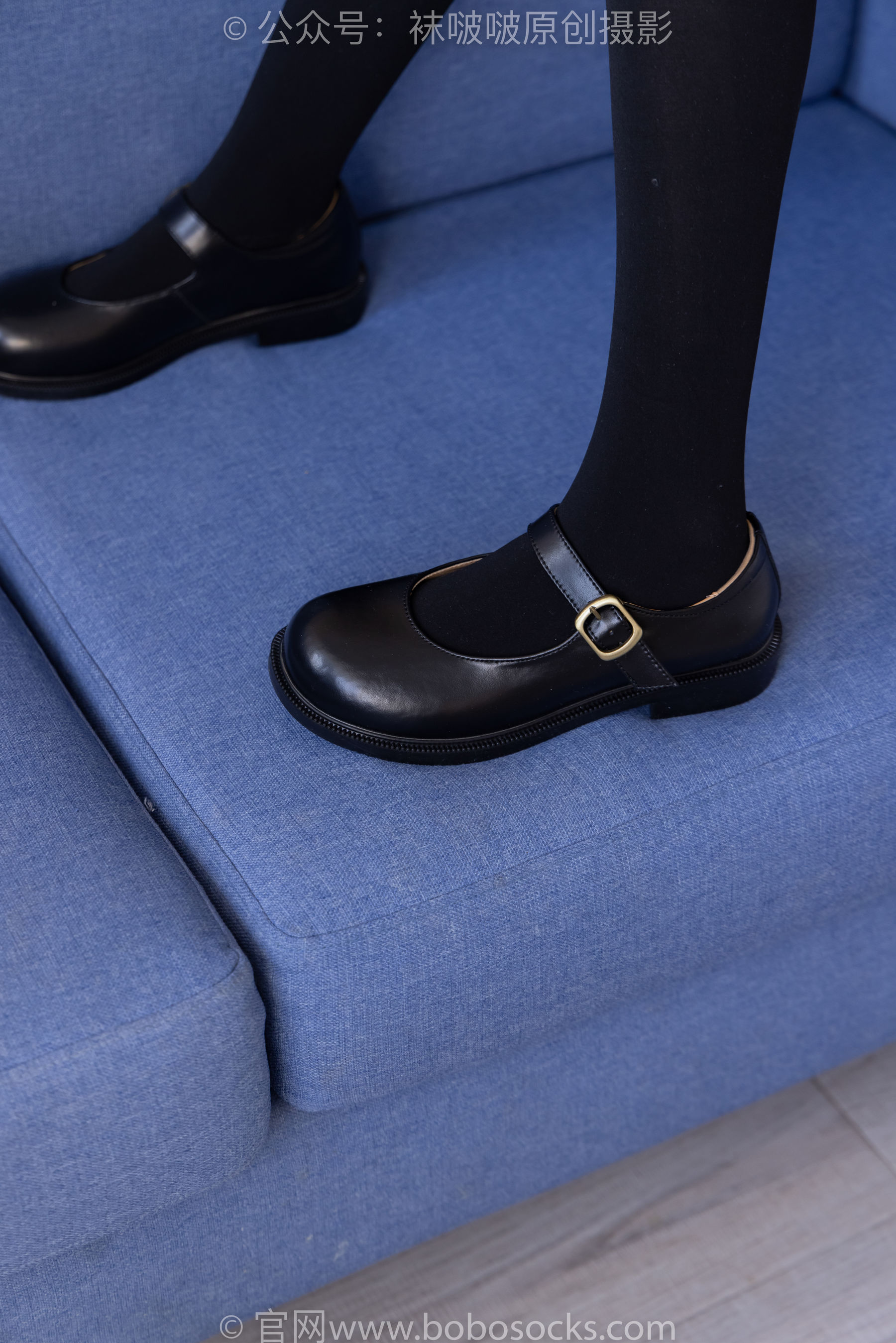 BoBoSocks袜啵啵 No.169 小甜豆-黑皮鞋、厚黑丝、厚肉丝