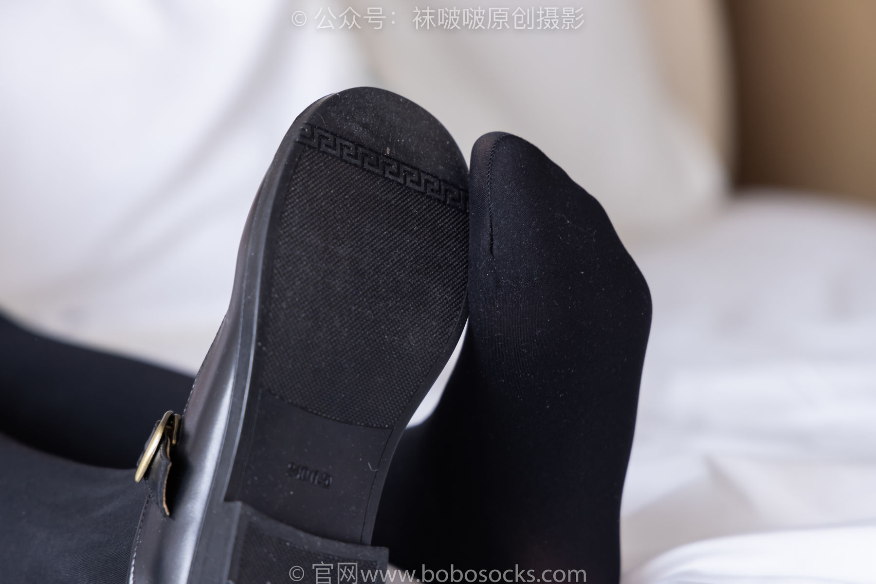 BoBoSocks袜啵啵 No.169 小甜豆-黑皮鞋、厚黑丝、厚肉丝