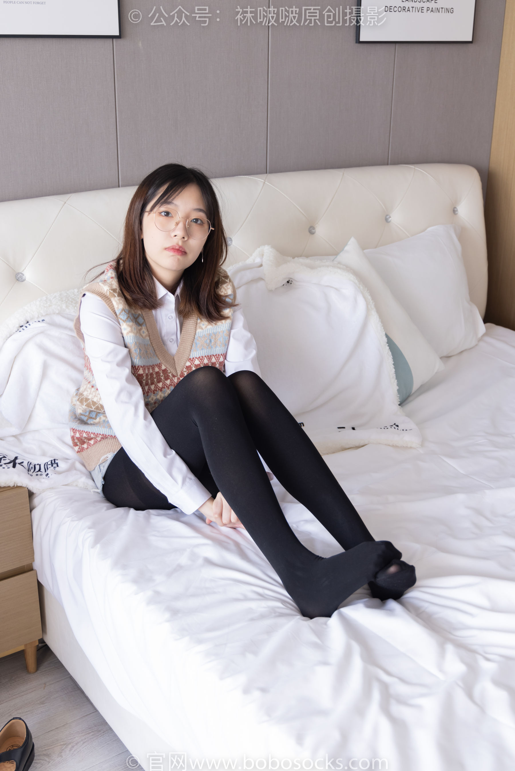 BoBoSocks袜啵啵 No.169 小甜豆-黑皮鞋、厚黑丝、厚肉丝