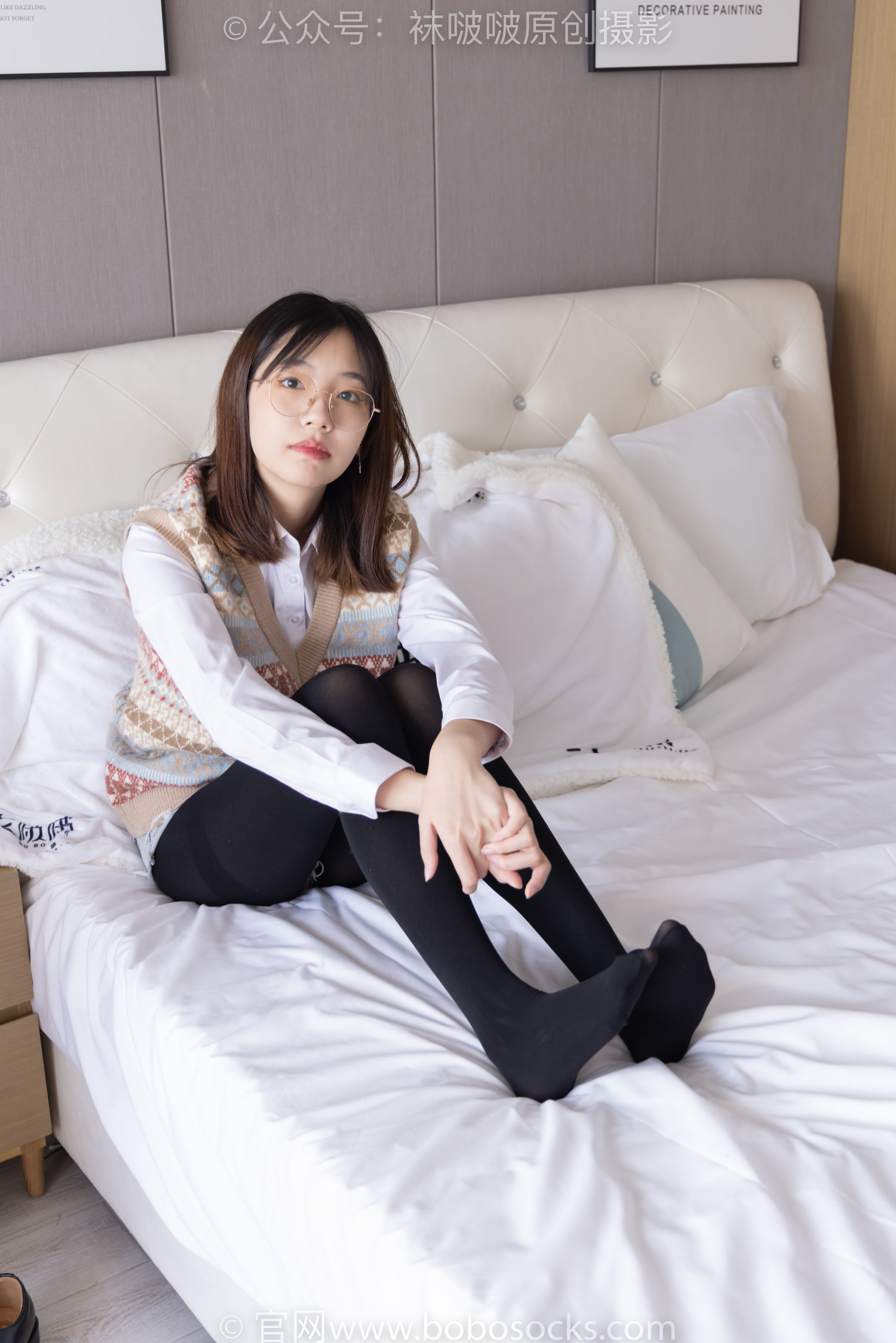BoBoSocks袜啵啵 No.169 小甜豆-黑皮鞋、厚黑丝、厚肉丝