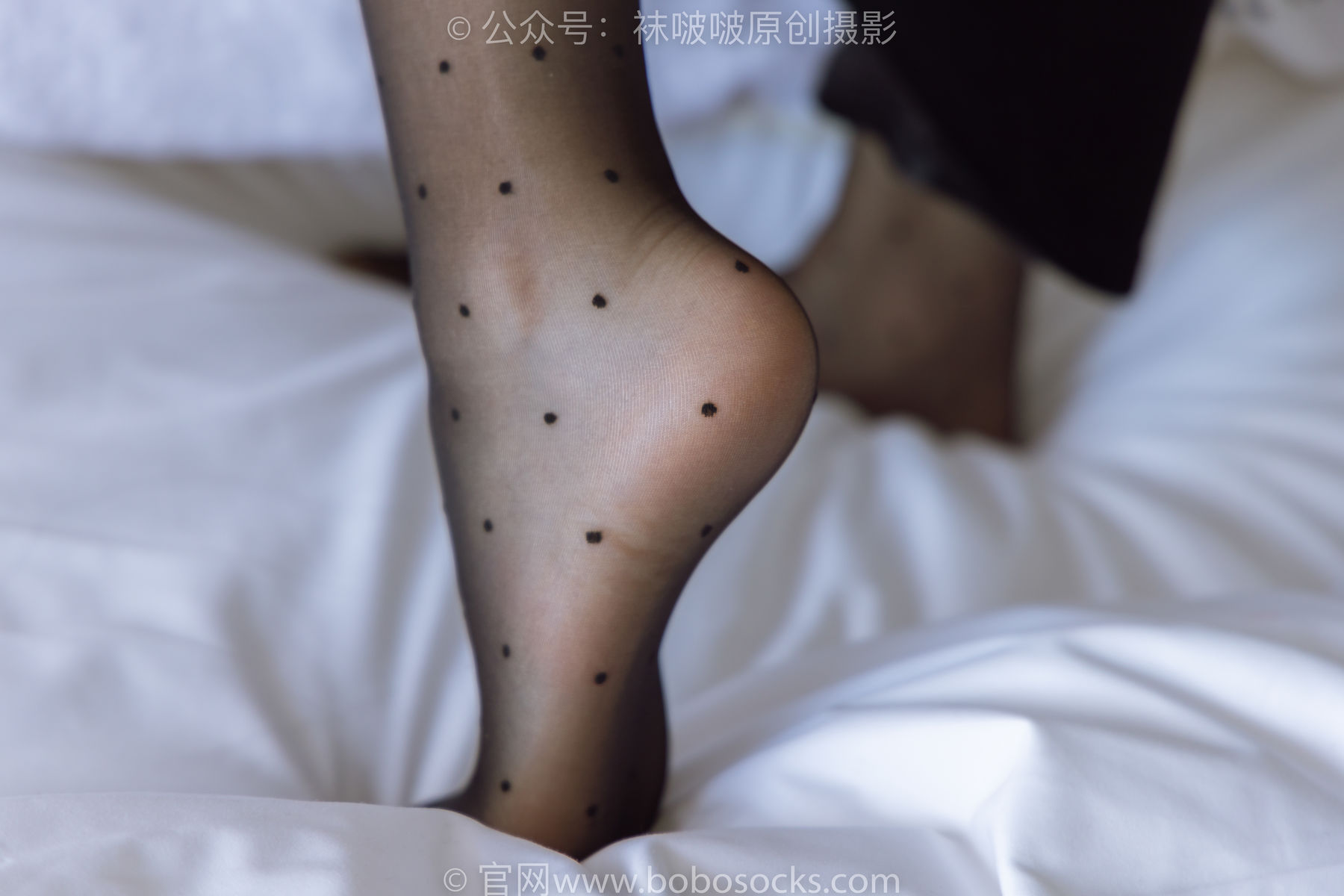 BoBoSocks袜啵啵 No.175 小甜豆-高跟鞋、黑丝 脚尖透明款
