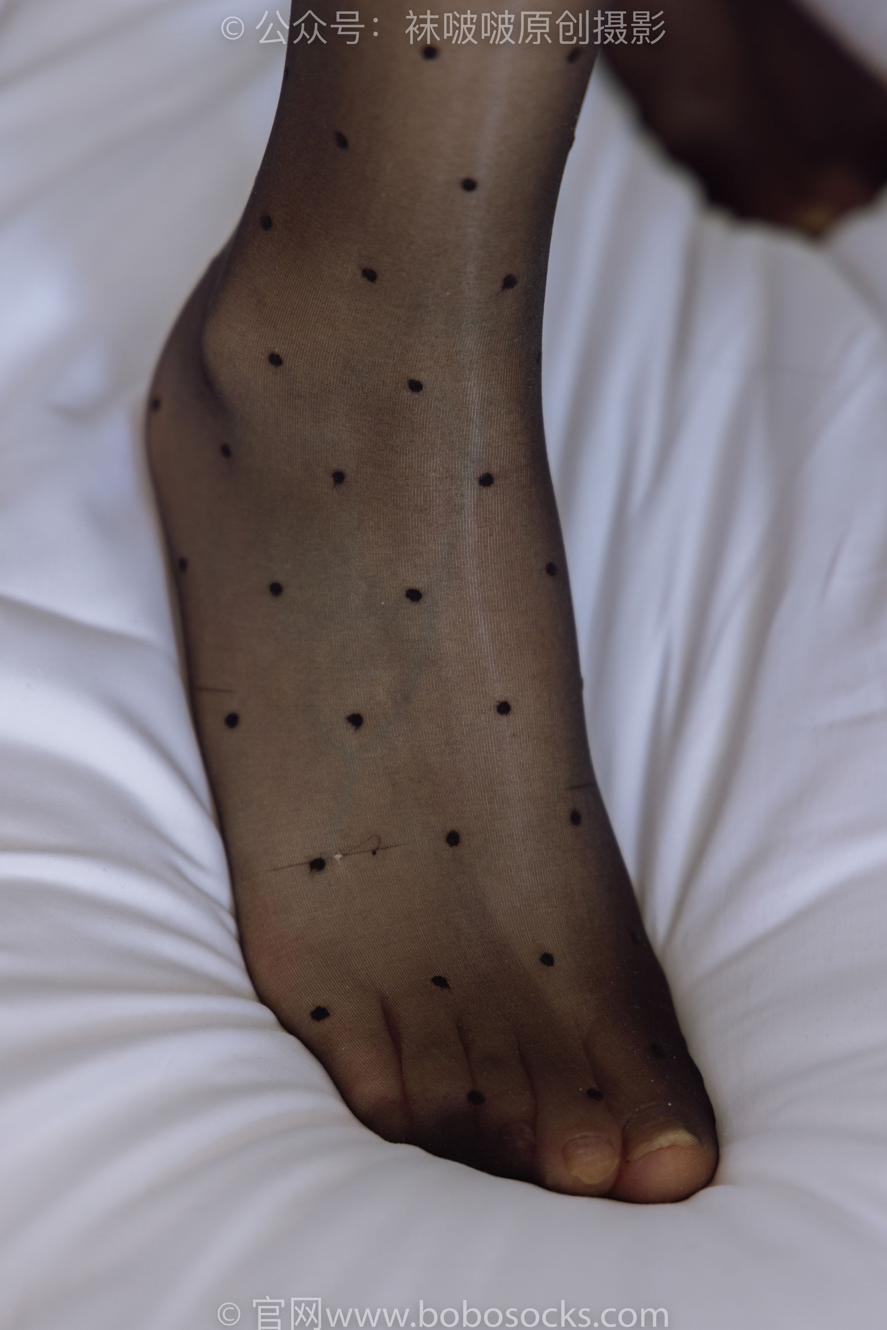 BoBoSocks袜啵啵 No.175 小甜豆-高跟鞋、黑丝 脚尖透明款