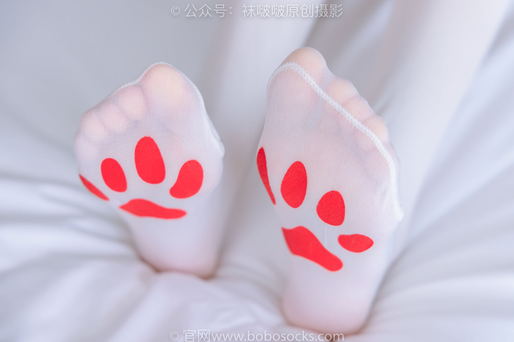 BoBoSocks袜啵啵 No.177 稚予-皮鞋、厚白丝（脚底猫爪印款）