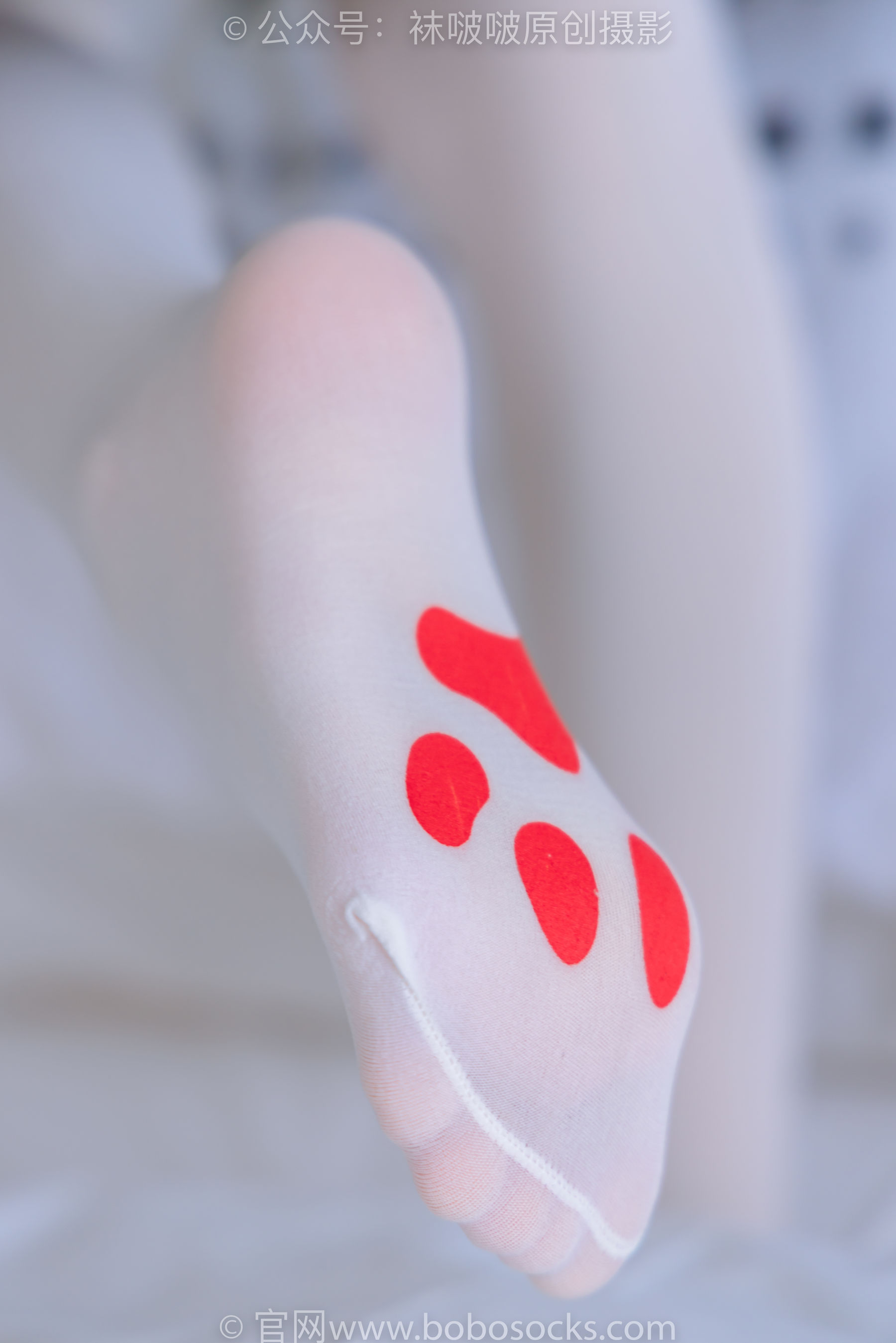 BoBoSocks袜啵啵 No.177 稚予-皮鞋、厚白丝（脚底猫爪印款）