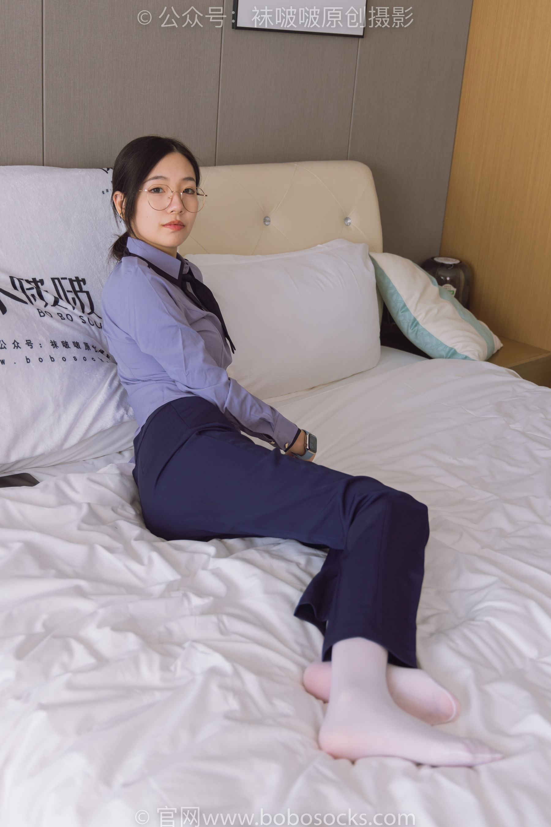 BoBoSocks袜啵啵 No.178 小甜豆-高跟鞋、厚白丝、ol风裤里丝