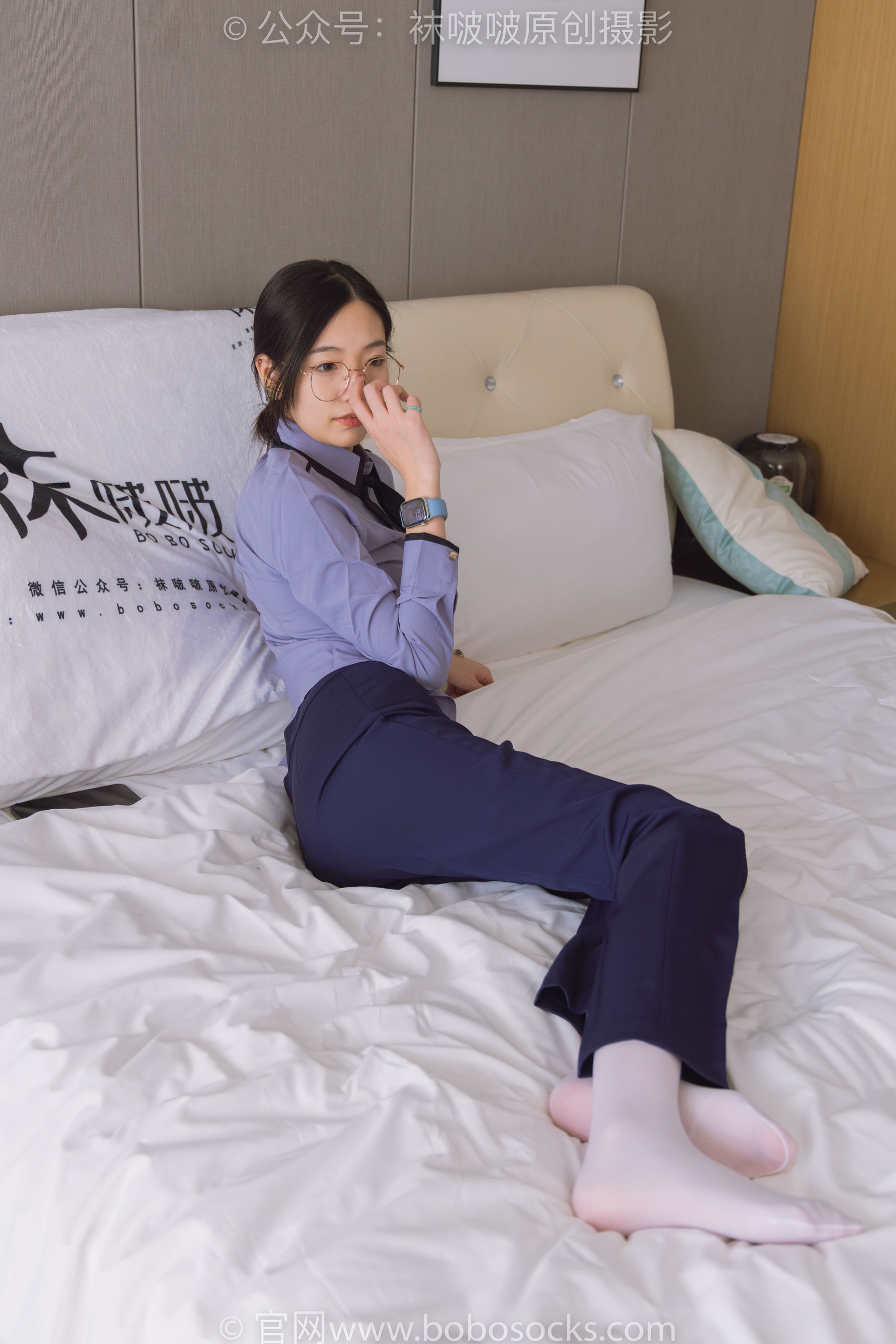 BoBoSocks袜啵啵 No.178 小甜豆-高跟鞋、厚白丝、ol风裤里丝