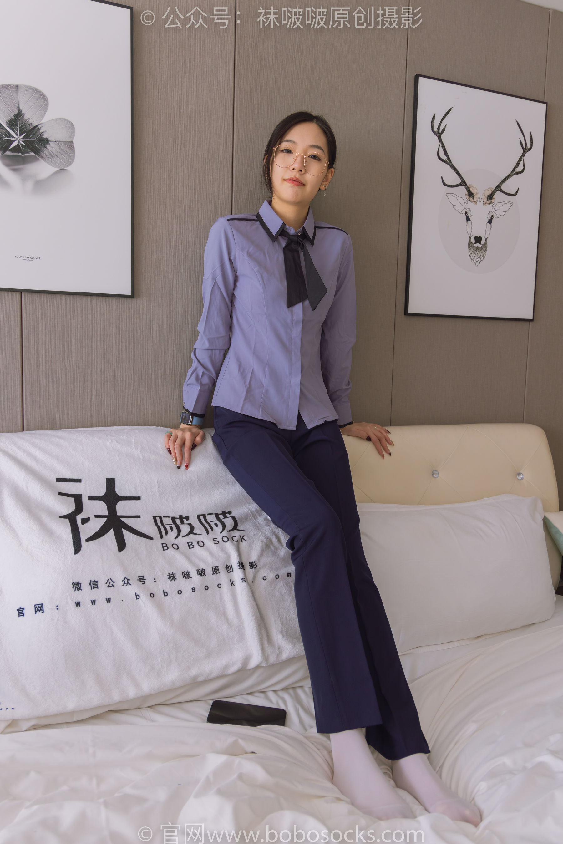 BoBoSocks袜啵啵 No.178 小甜豆-高跟鞋、厚白丝、ol风裤里丝