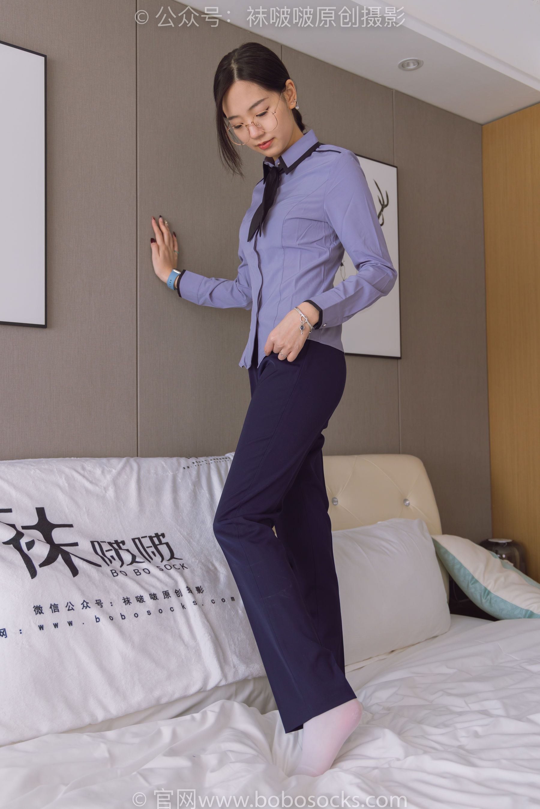BoBoSocks袜啵啵 No.178 小甜豆-高跟鞋、厚白丝、ol风裤里丝