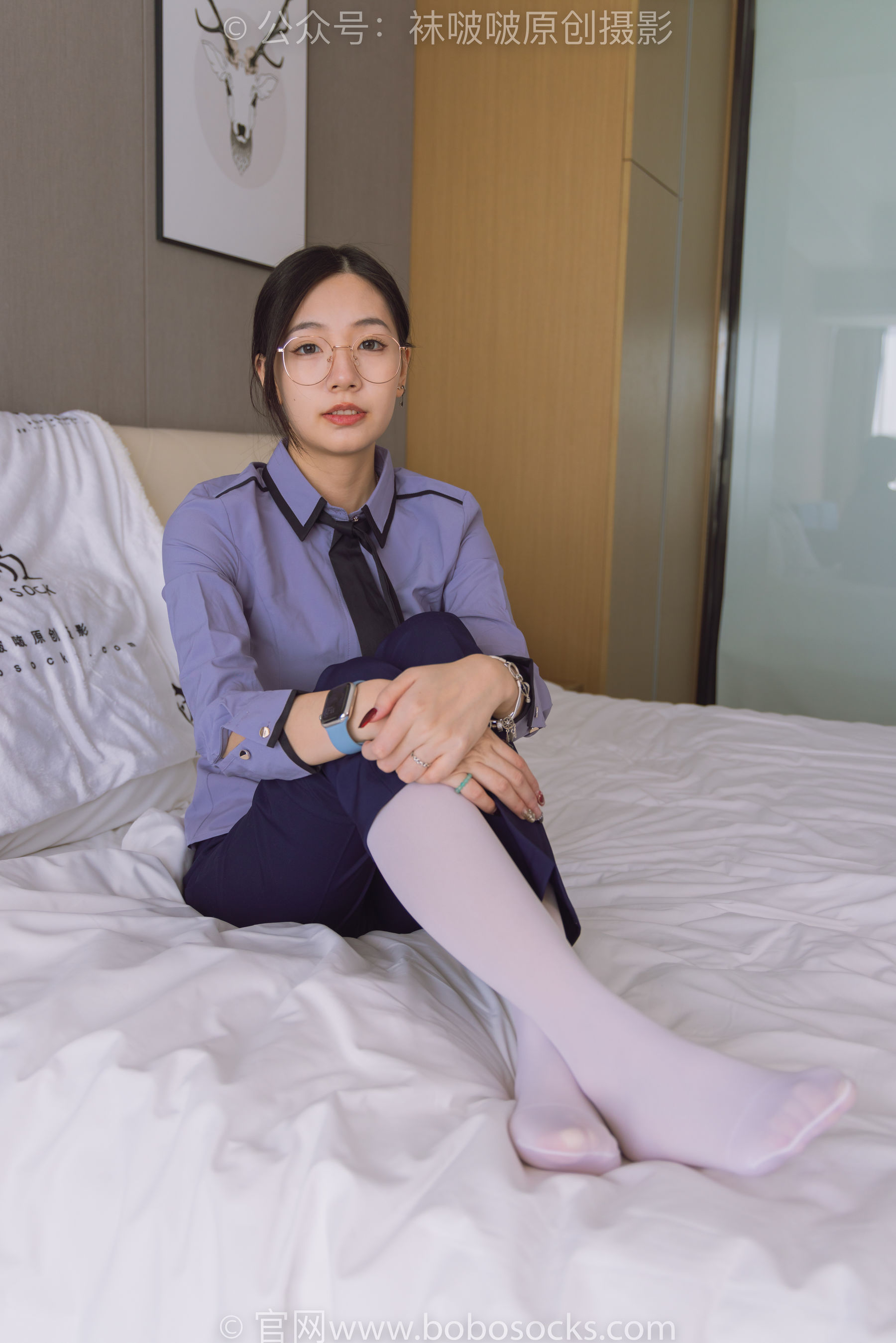BoBoSocks袜啵啵 No.178 小甜豆-高跟鞋、厚白丝、ol风裤里丝