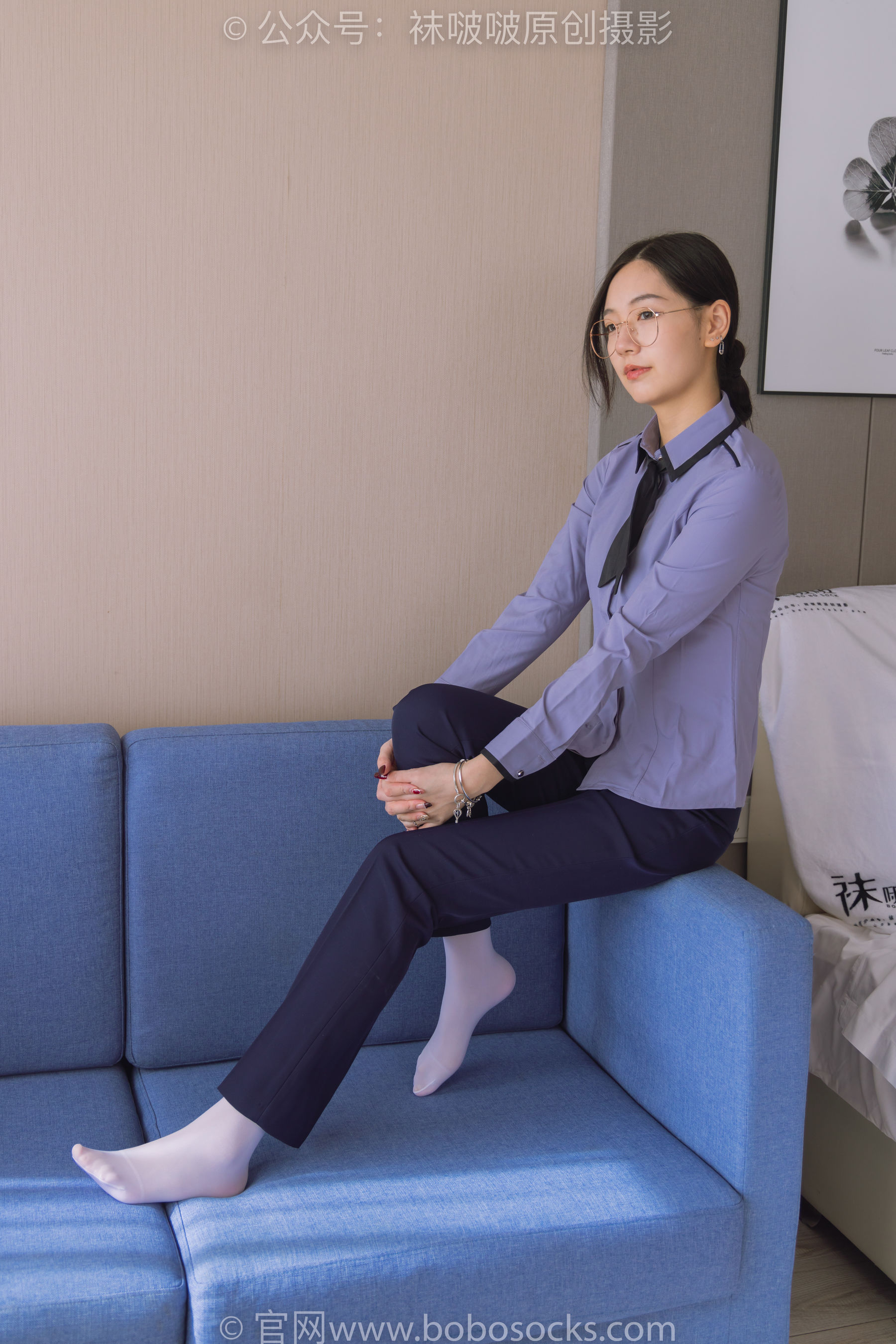 BoBoSocks袜啵啵 No.178 小甜豆-高跟鞋、厚白丝、ol风裤里丝