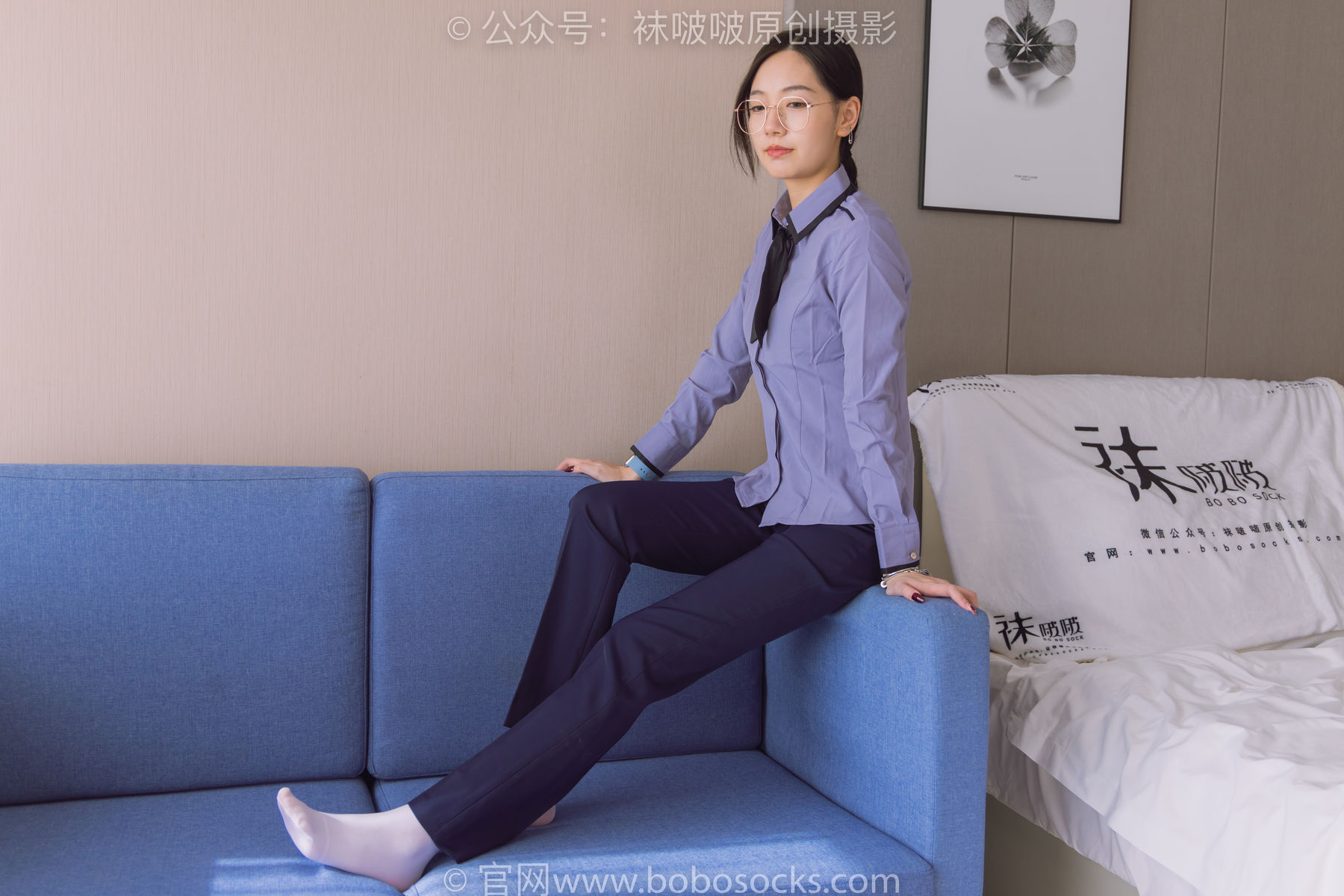 BoBoSocks袜啵啵 No.178 小甜豆-高跟鞋、厚白丝、ol风裤里丝