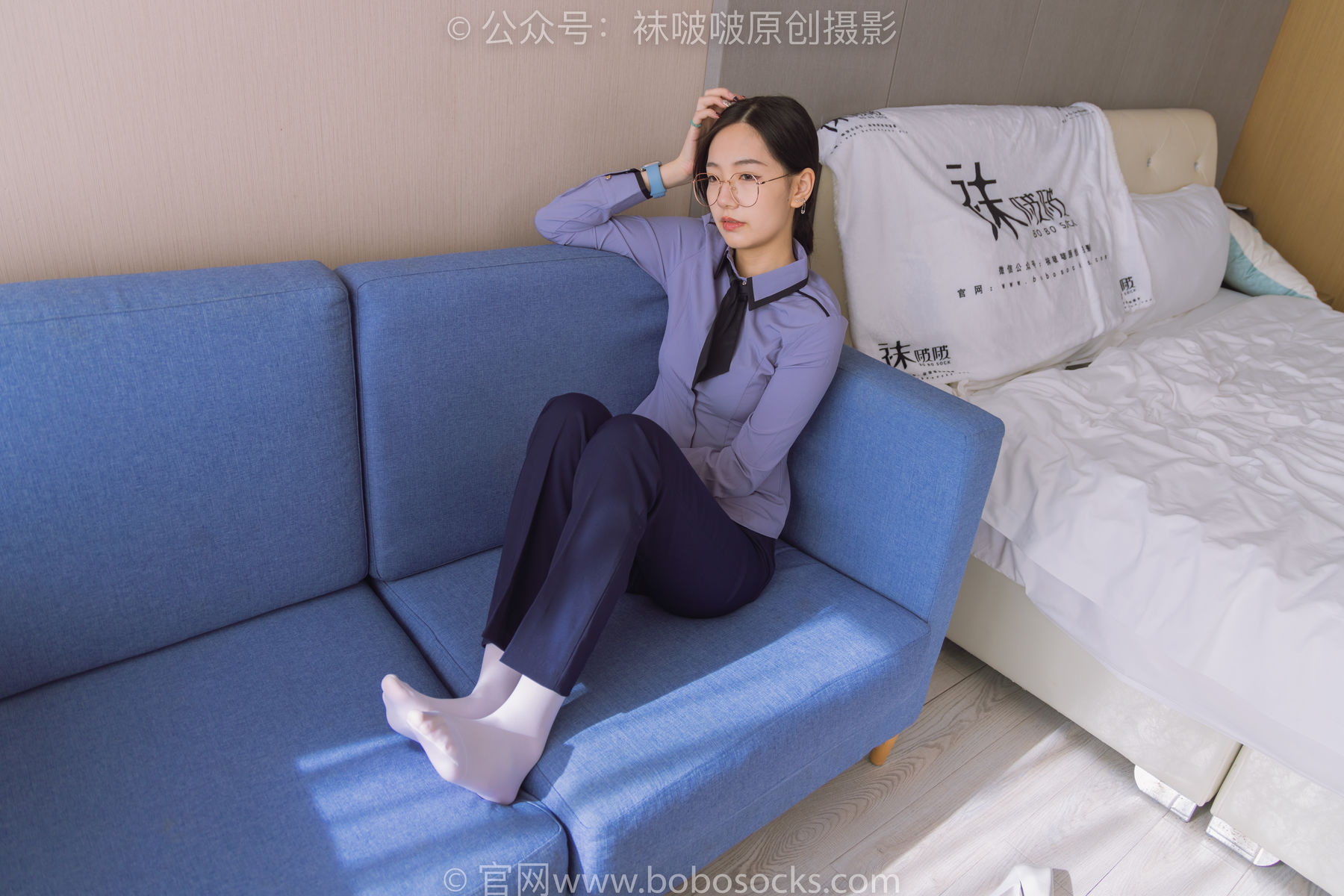 BoBoSocks袜啵啵 No.178 小甜豆-高跟鞋、厚白丝、ol风裤里丝