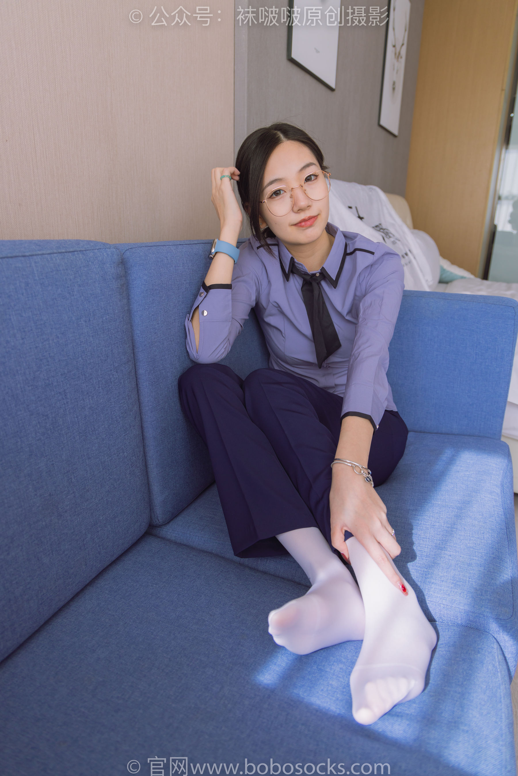 BoBoSocks袜啵啵 No.178 小甜豆-高跟鞋、厚白丝、ol风裤里丝