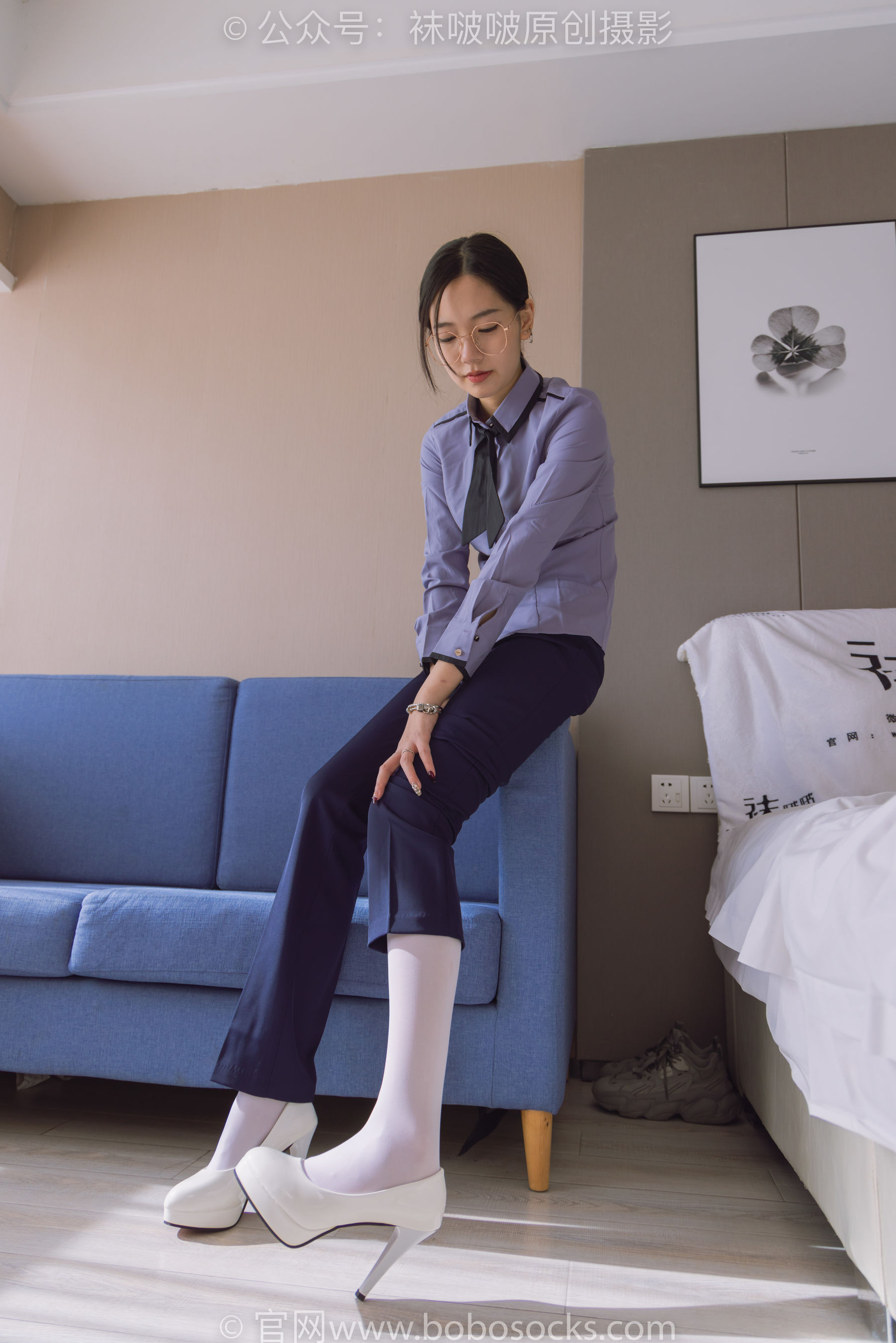 BoBoSocks袜啵啵 No.178 小甜豆-高跟鞋、厚白丝、ol风裤里丝