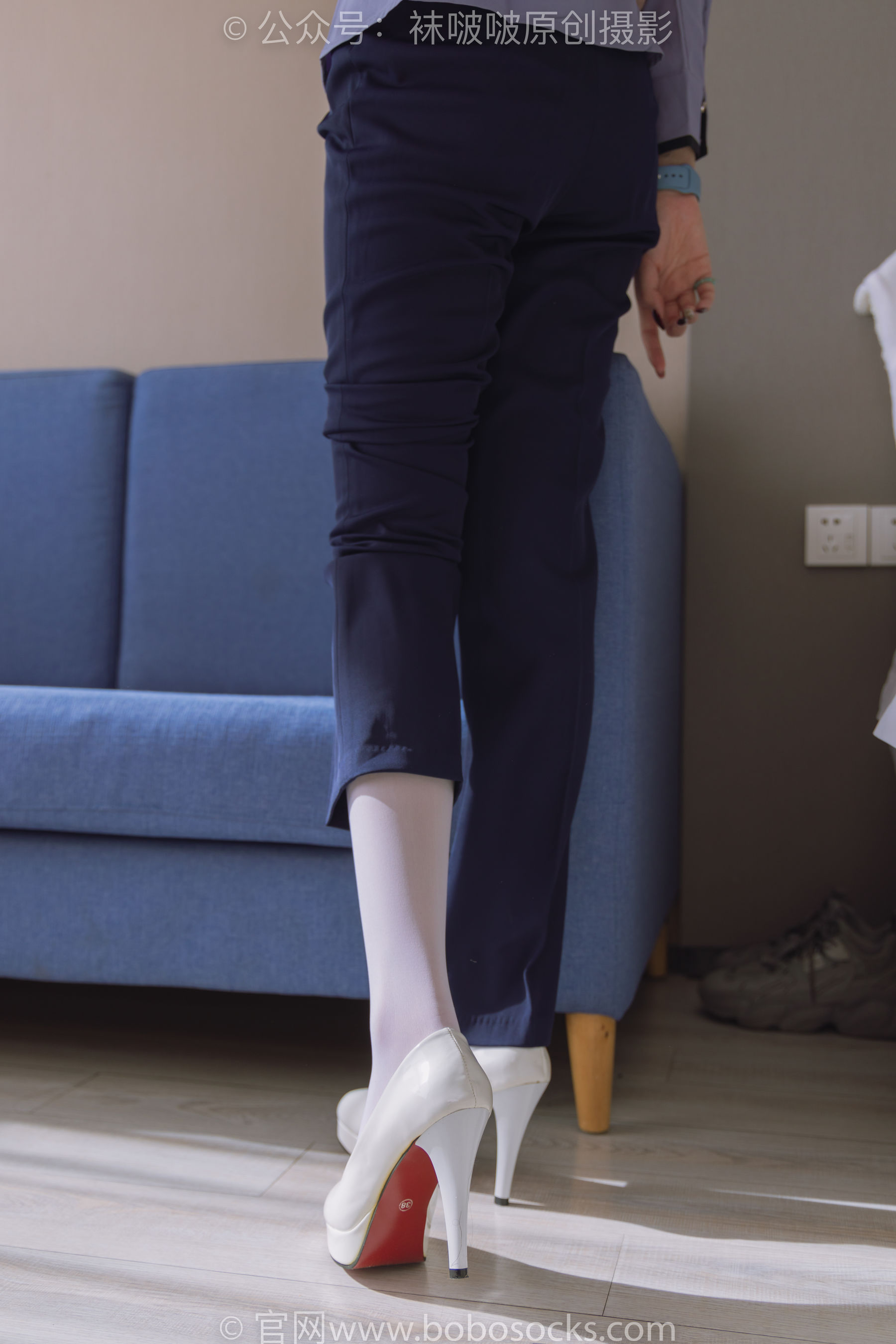 BoBoSocks袜啵啵 No.178 小甜豆-高跟鞋、厚白丝、ol风裤里丝