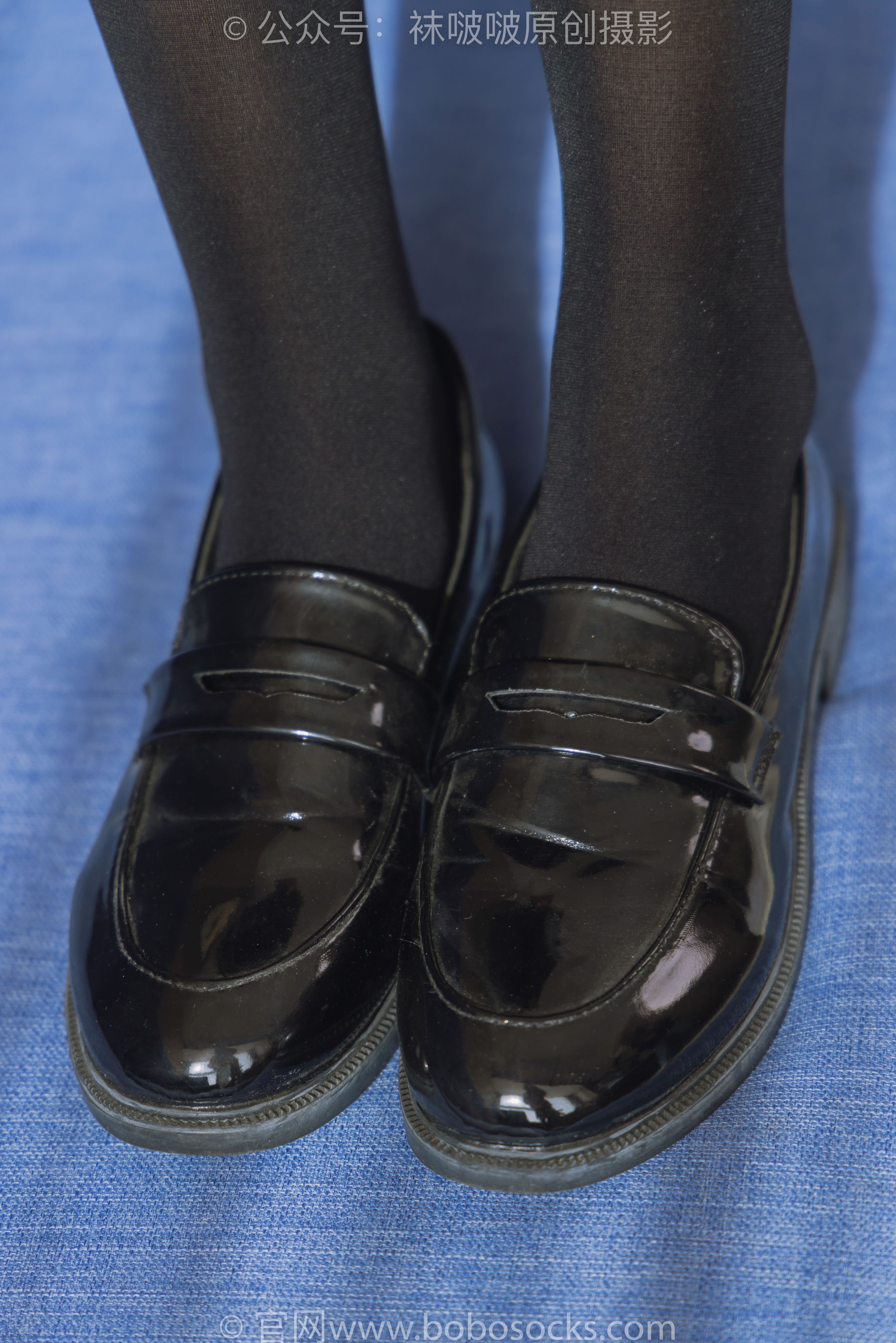 BoBoSocks袜啵啵 No.184 小甜豆-黑皮鞋、厚黑丝