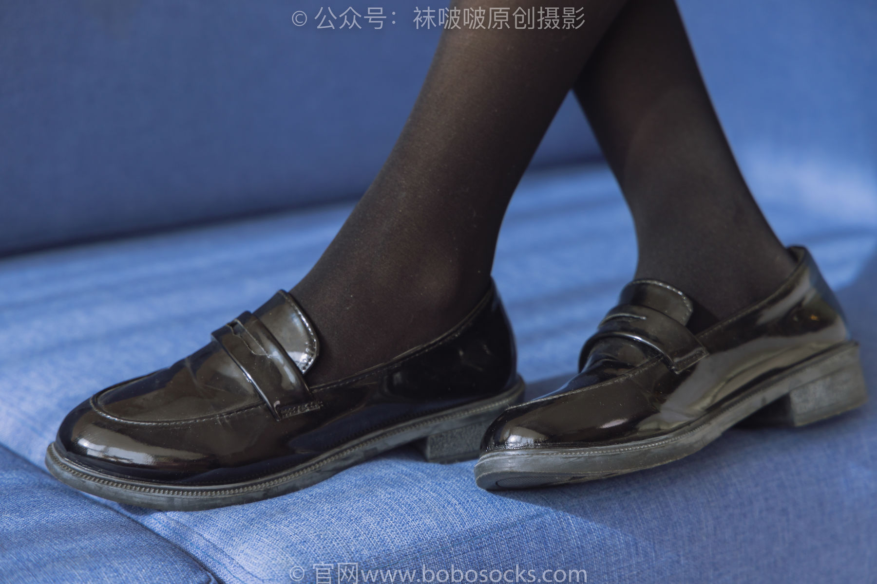 BoBoSocks袜啵啵 No.184 小甜豆-黑皮鞋、厚黑丝