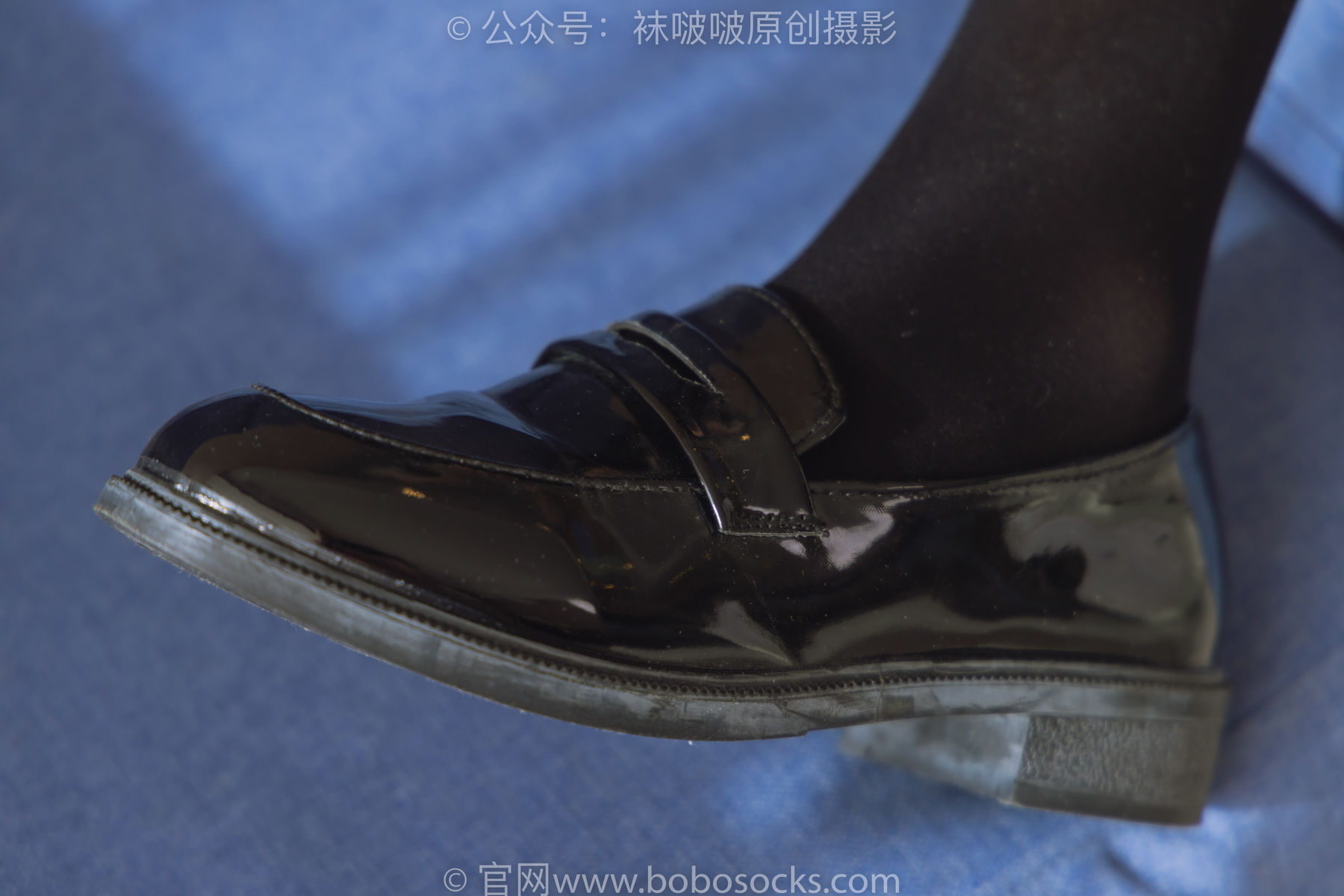 BoBoSocks袜啵啵 No.184 小甜豆-黑皮鞋、厚黑丝