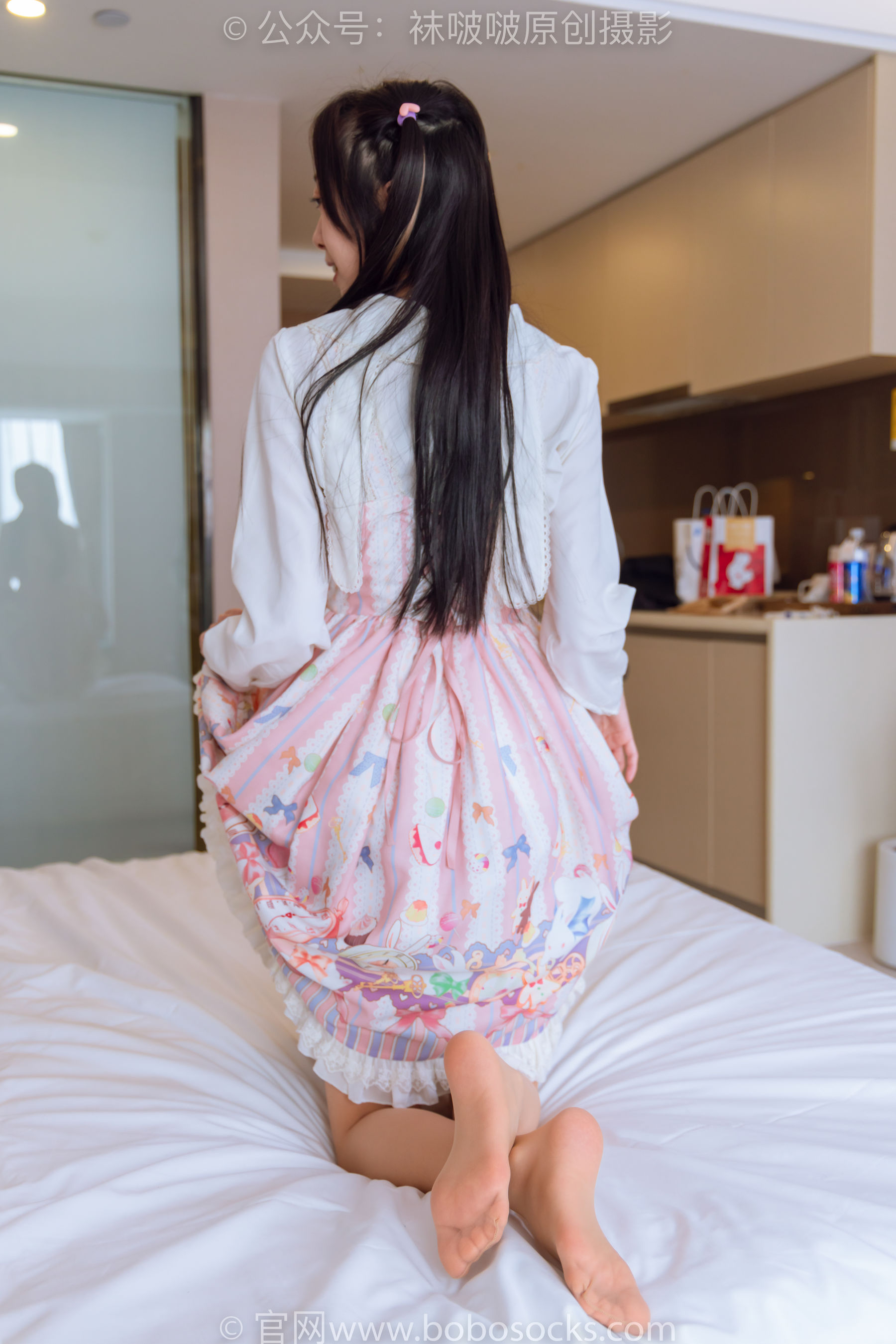 BoBoSocks袜啵啵 No.187 稚予-Lolita裙、白皮鞋、肉丝