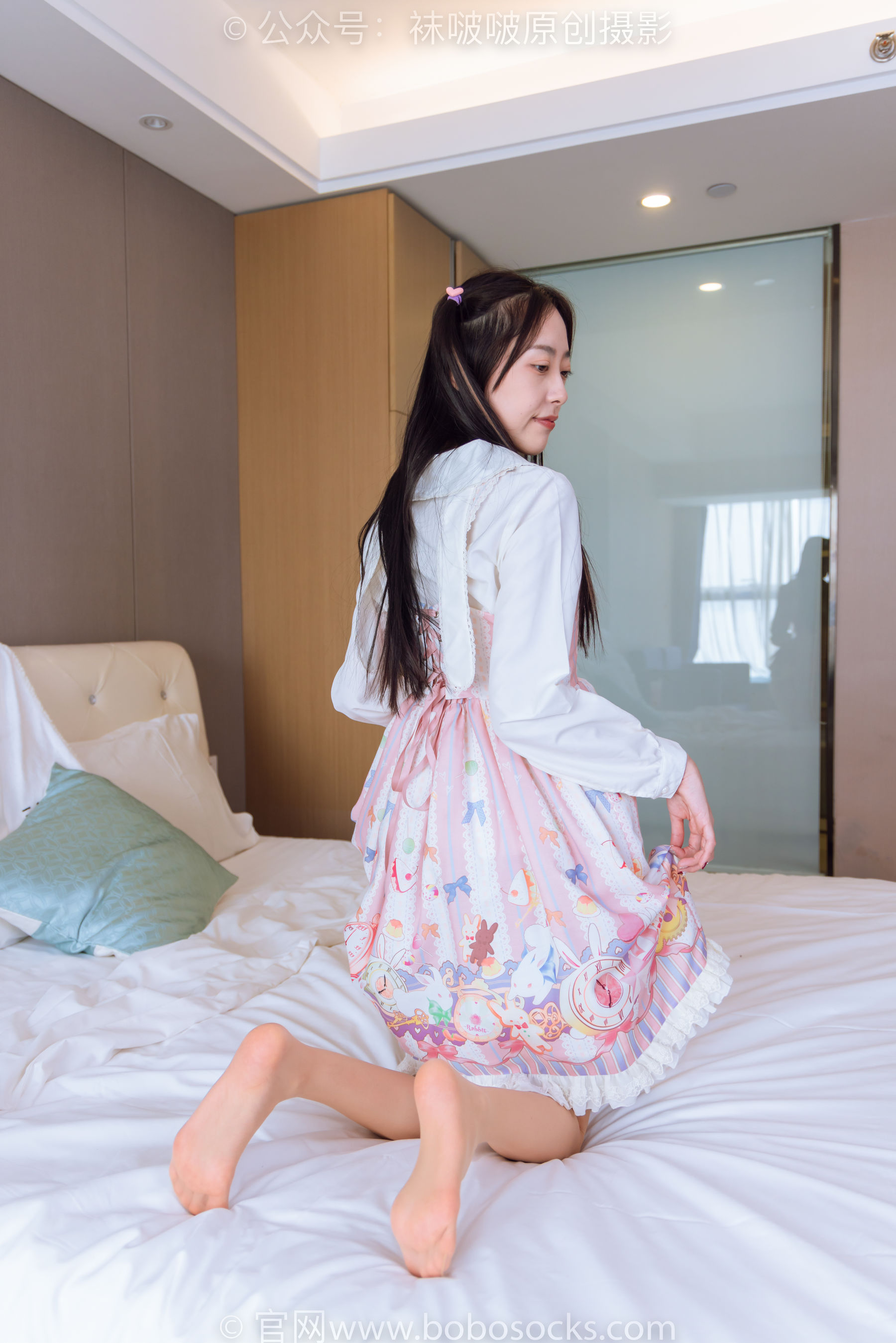 BoBoSocks袜啵啵 No.187 稚予-Lolita裙、白皮鞋、肉丝