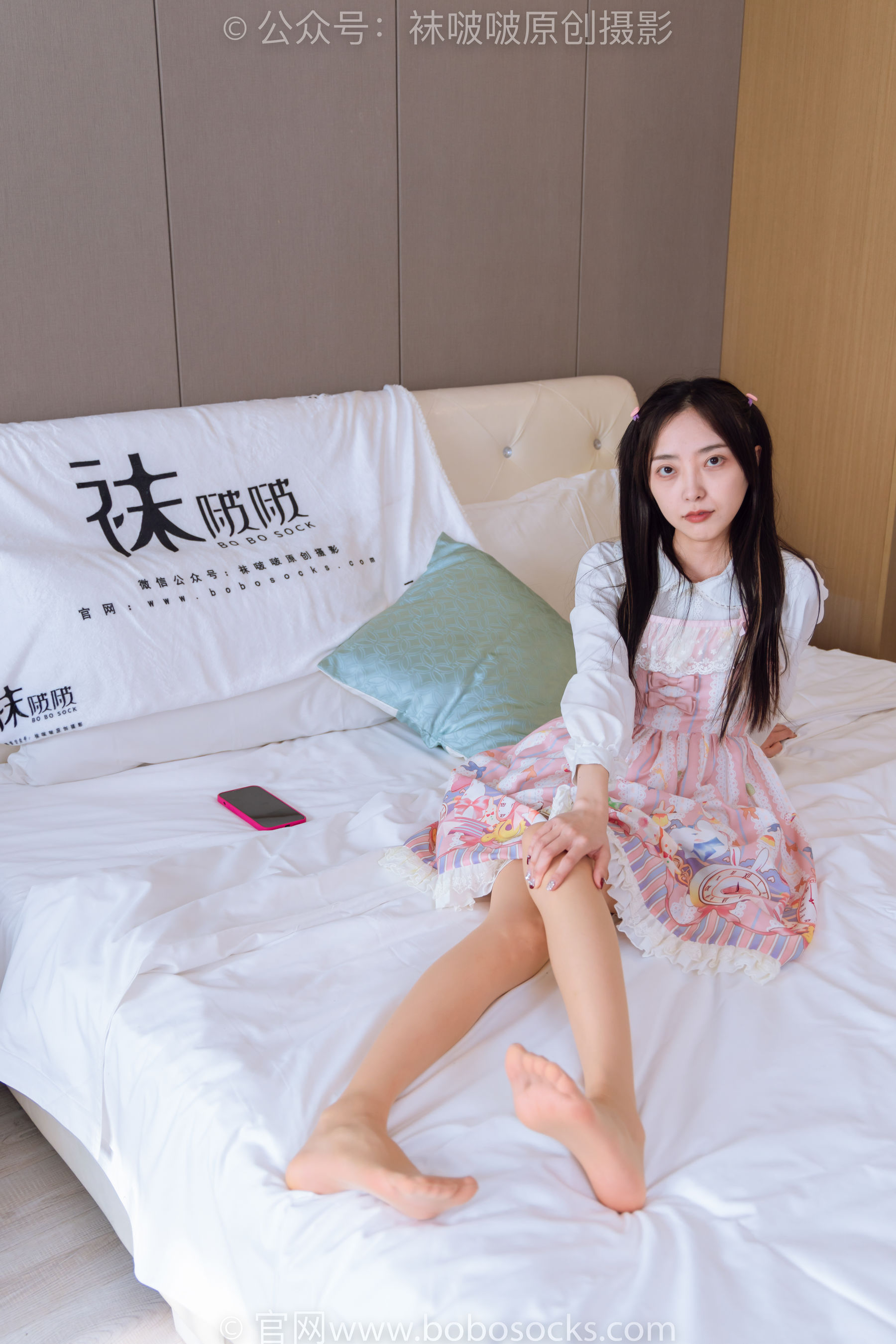 BoBoSocks袜啵啵 No.187 稚予-Lolita裙、白皮鞋、肉丝