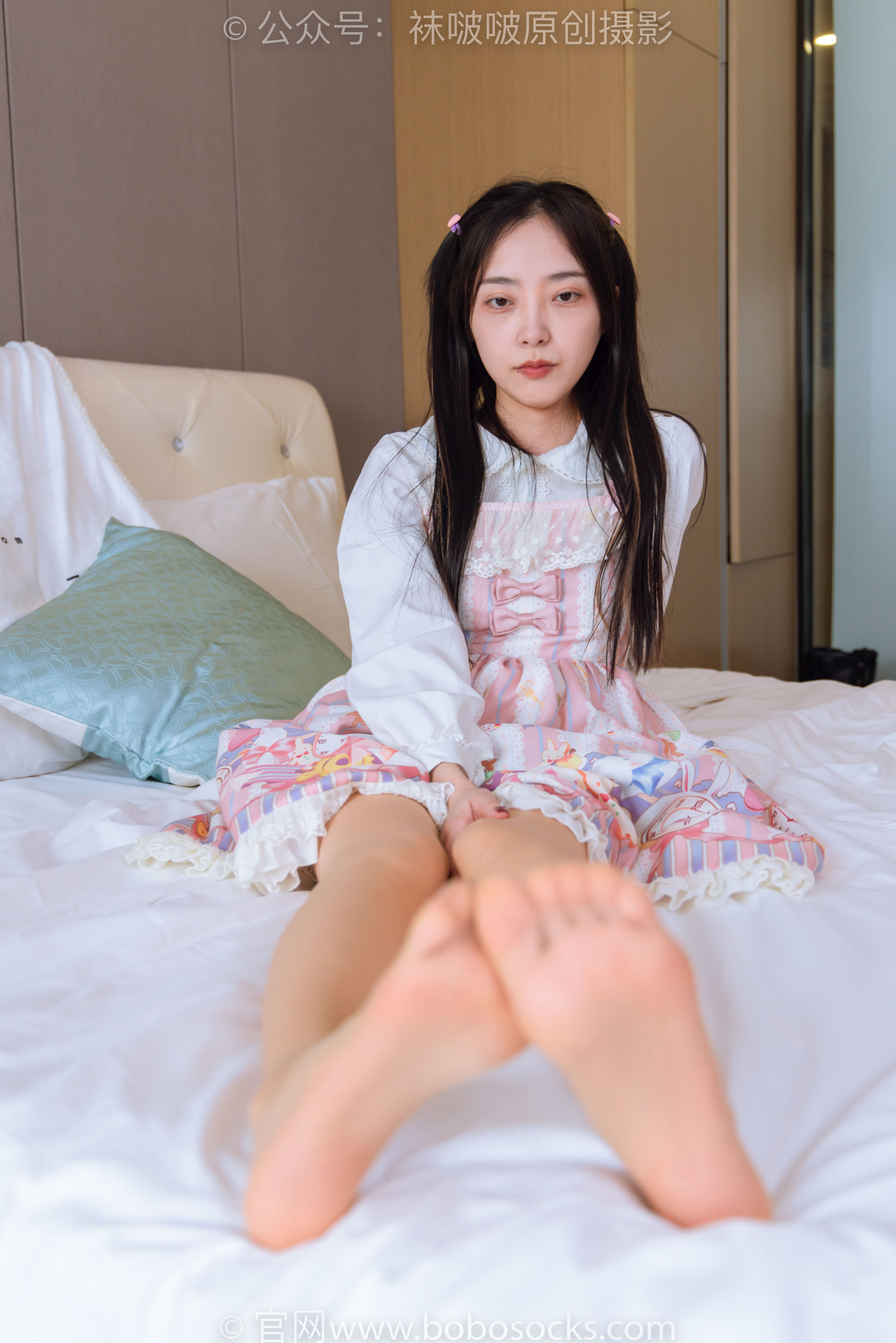 BoBoSocks袜啵啵 No.187 稚予-Lolita裙、白皮鞋、肉丝