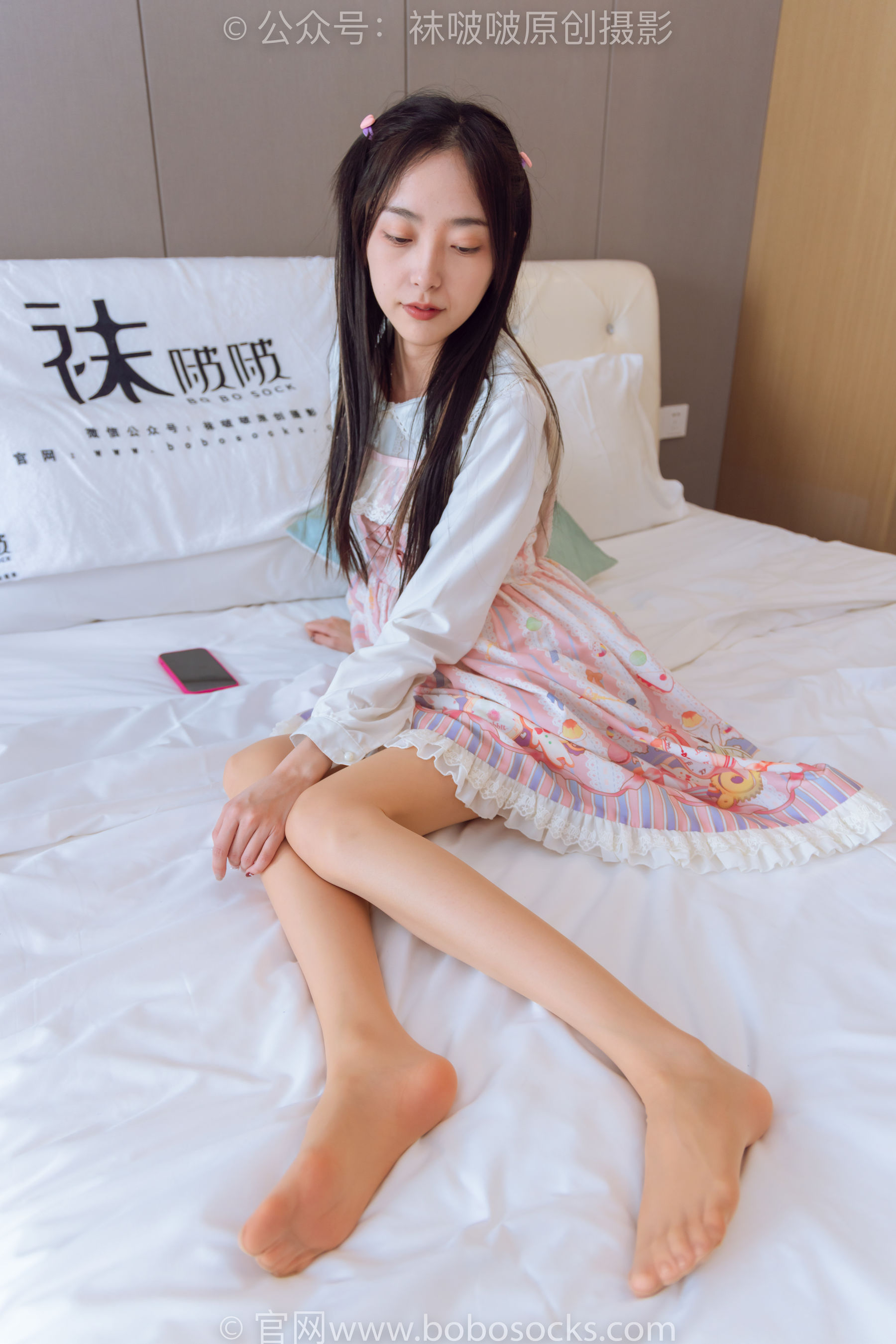 BoBoSocks袜啵啵 No.187 稚予-Lolita裙、白皮鞋、肉丝