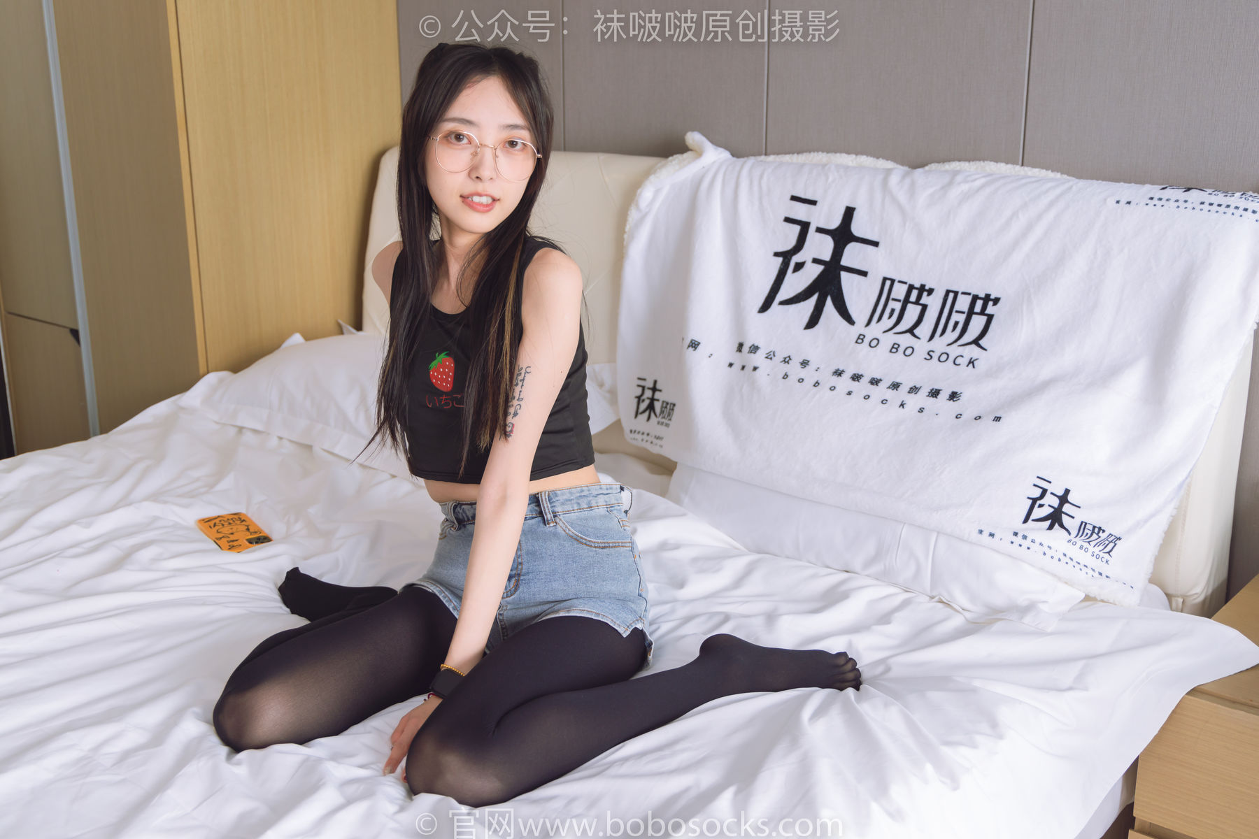 BoBoSocks袜啵啵 No.192 稚予-高跟鞋、黑色五指袜