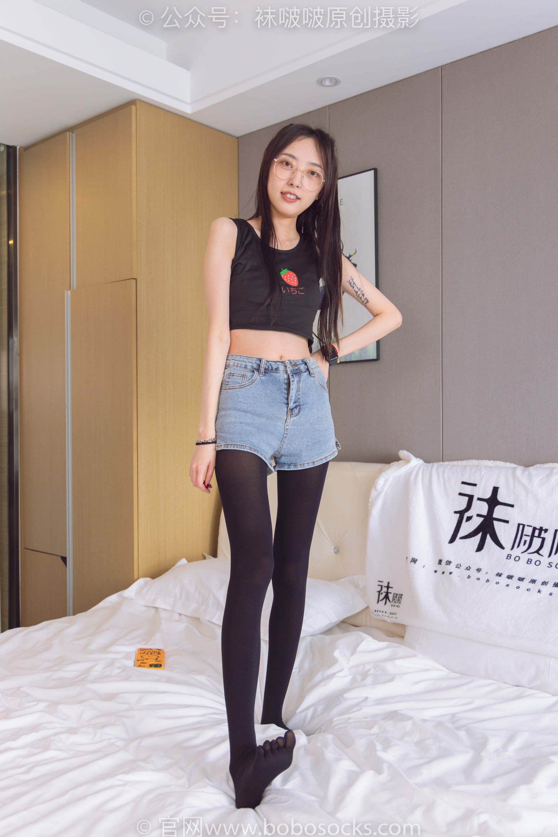 BoBoSocks袜啵啵 No.192 稚予-高跟鞋、黑色五指袜