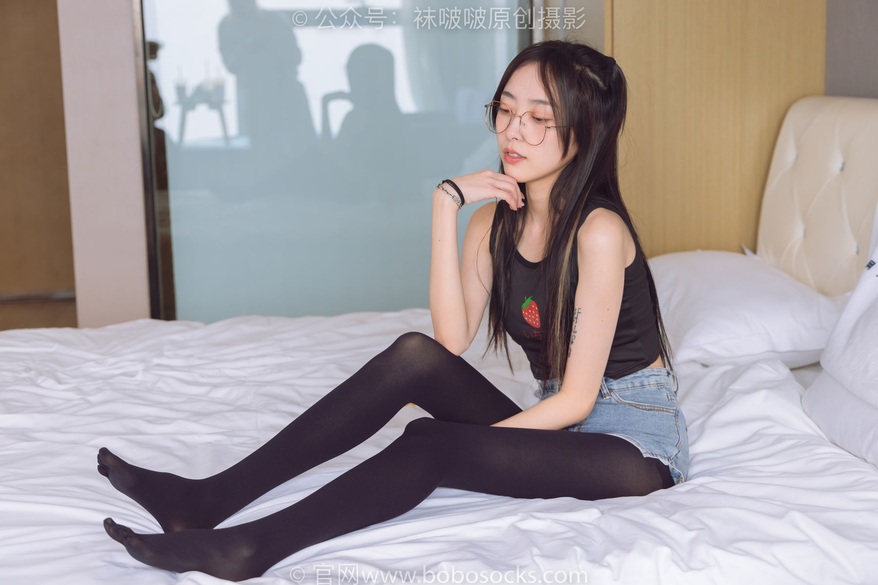 BoBoSocks袜啵啵 No.192 稚予-高跟鞋、黑色五指袜
