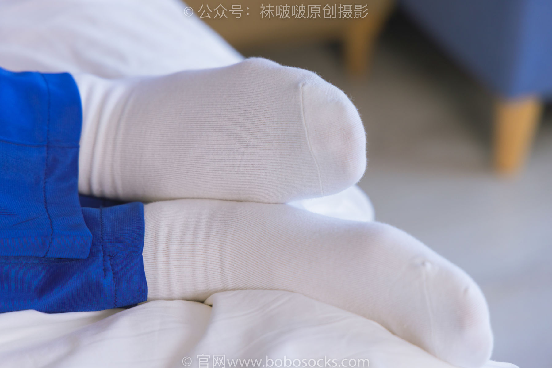 BoBoSocks袜啵啵 No.193 小沫-贝壳头板鞋、白棉袜、肉丝、校服裤里丝