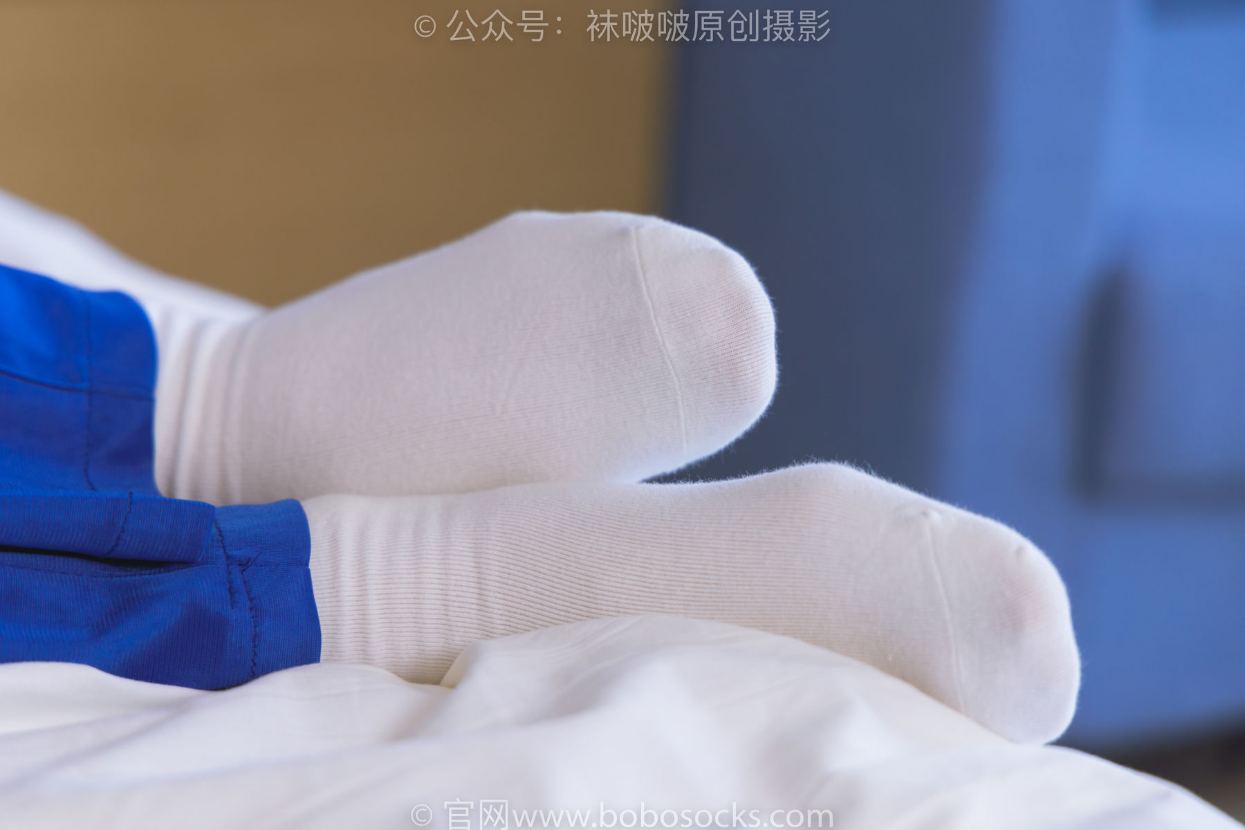 BoBoSocks袜啵啵 No.193 小沫-贝壳头板鞋、白棉袜、肉丝、校服裤里丝