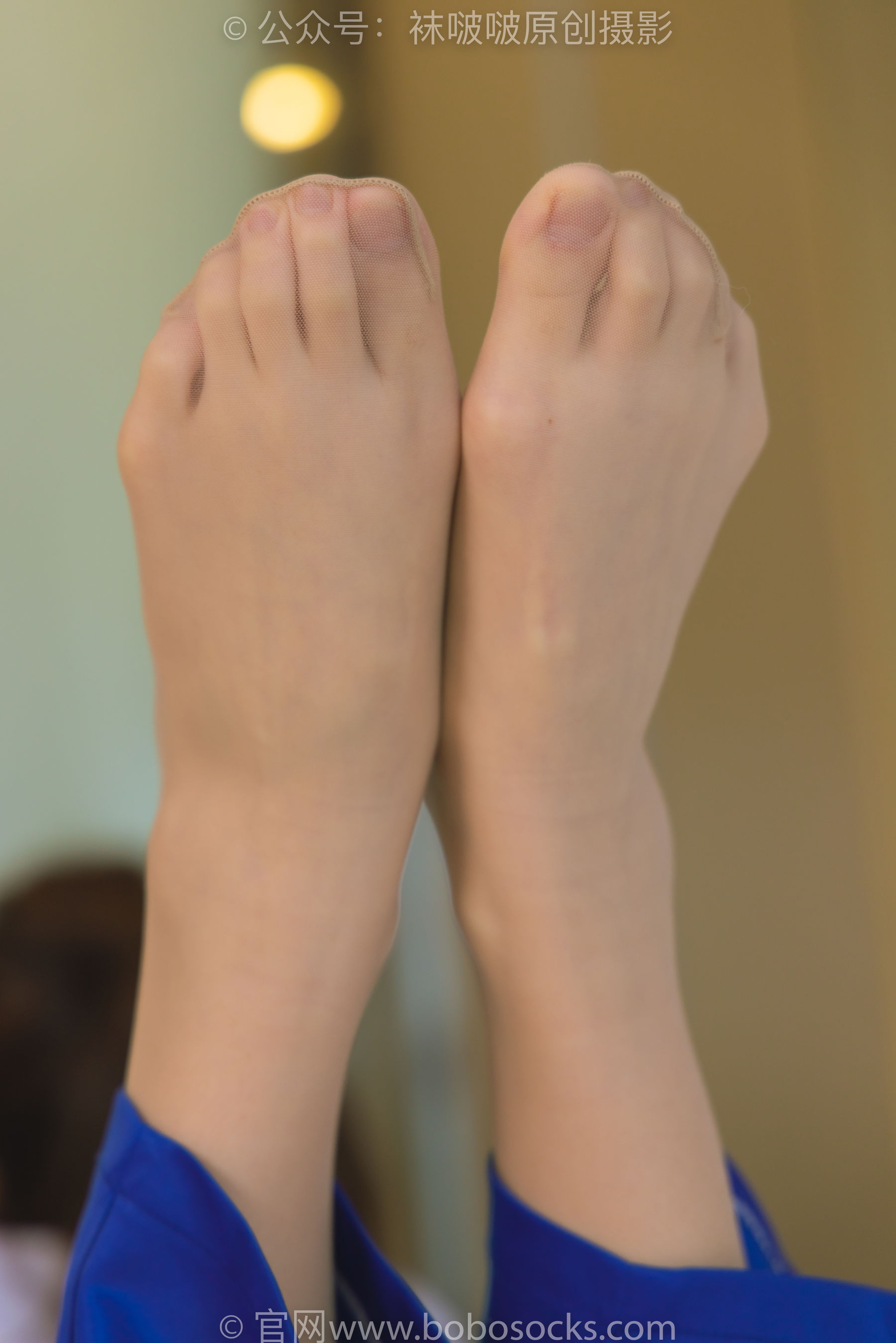 BoBoSocks袜啵啵 No.193 小沫-贝壳头板鞋、白棉袜、肉丝、校服裤里丝