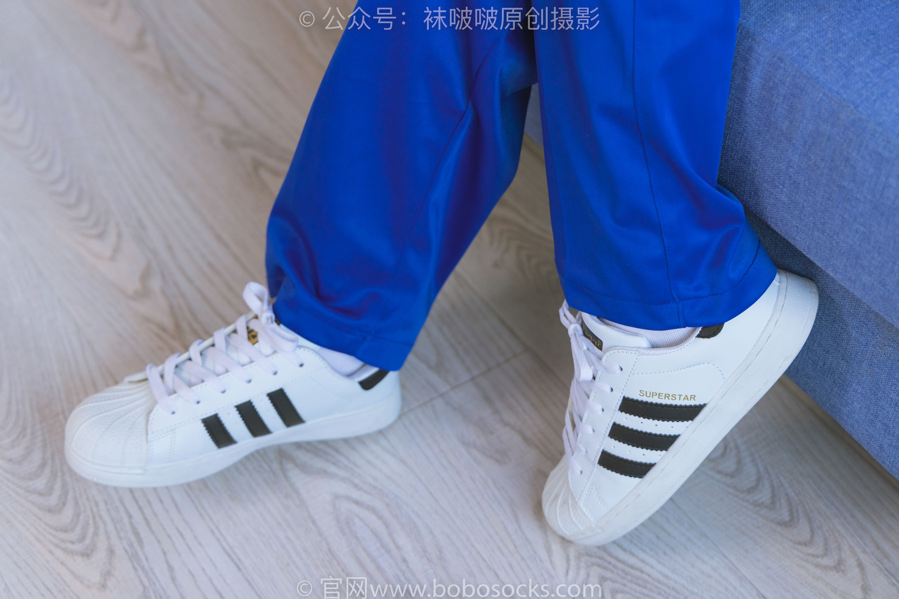 BoBoSocks袜啵啵 No.193 小沫-贝壳头板鞋、白棉袜、肉丝、校服裤里丝